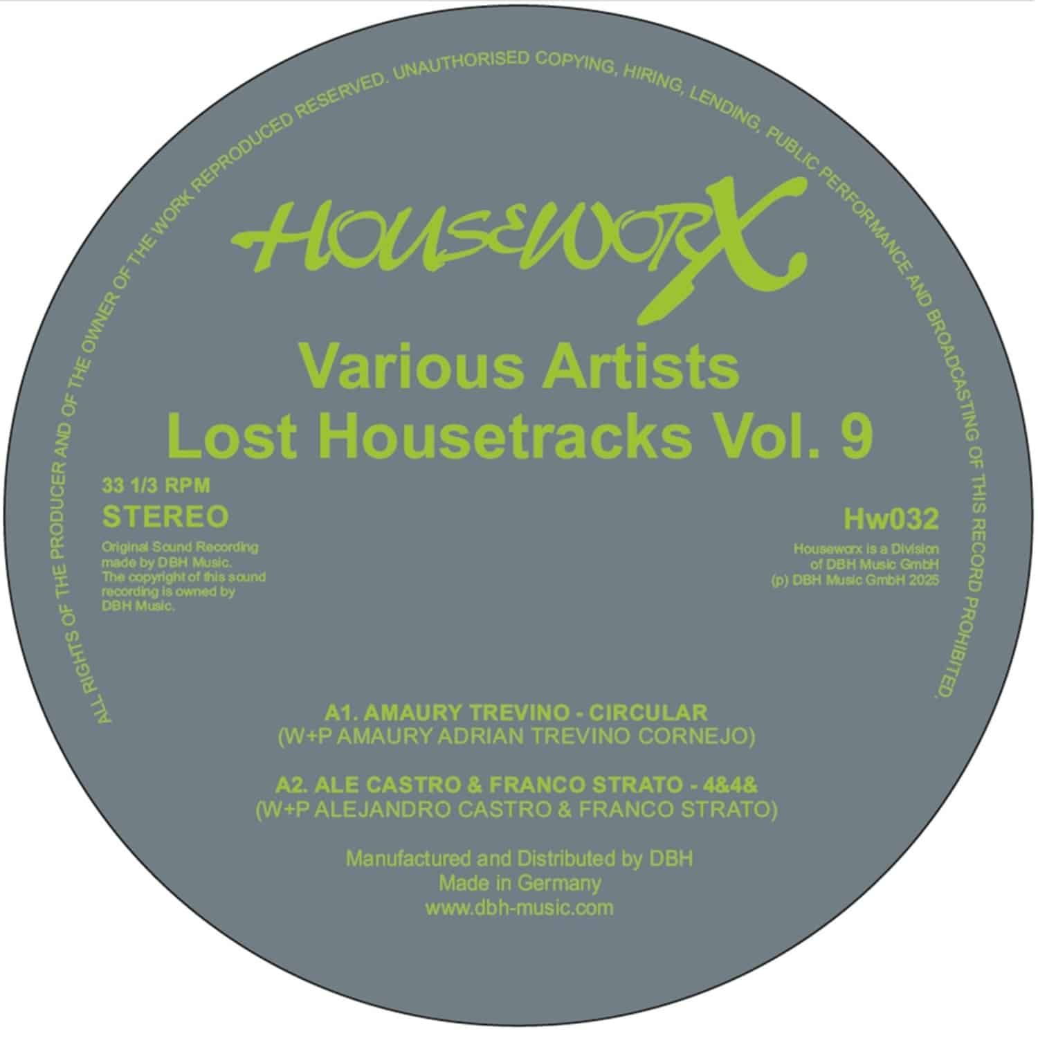 Various Artists - LOST HOUSETRACKS VOL. 9