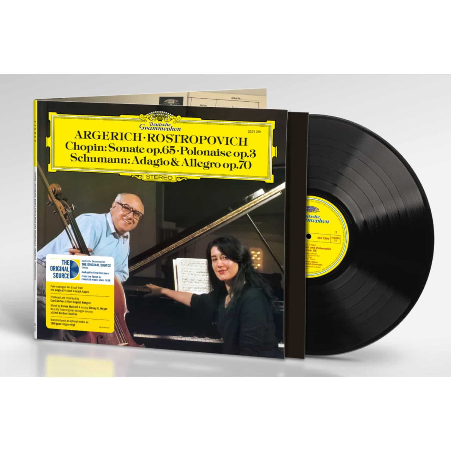 Martha Argerich / Mstislav Rostropovich - SONATE OP. 65, POLONAISE / ADAGIO&ALLEGRO OP. 70 