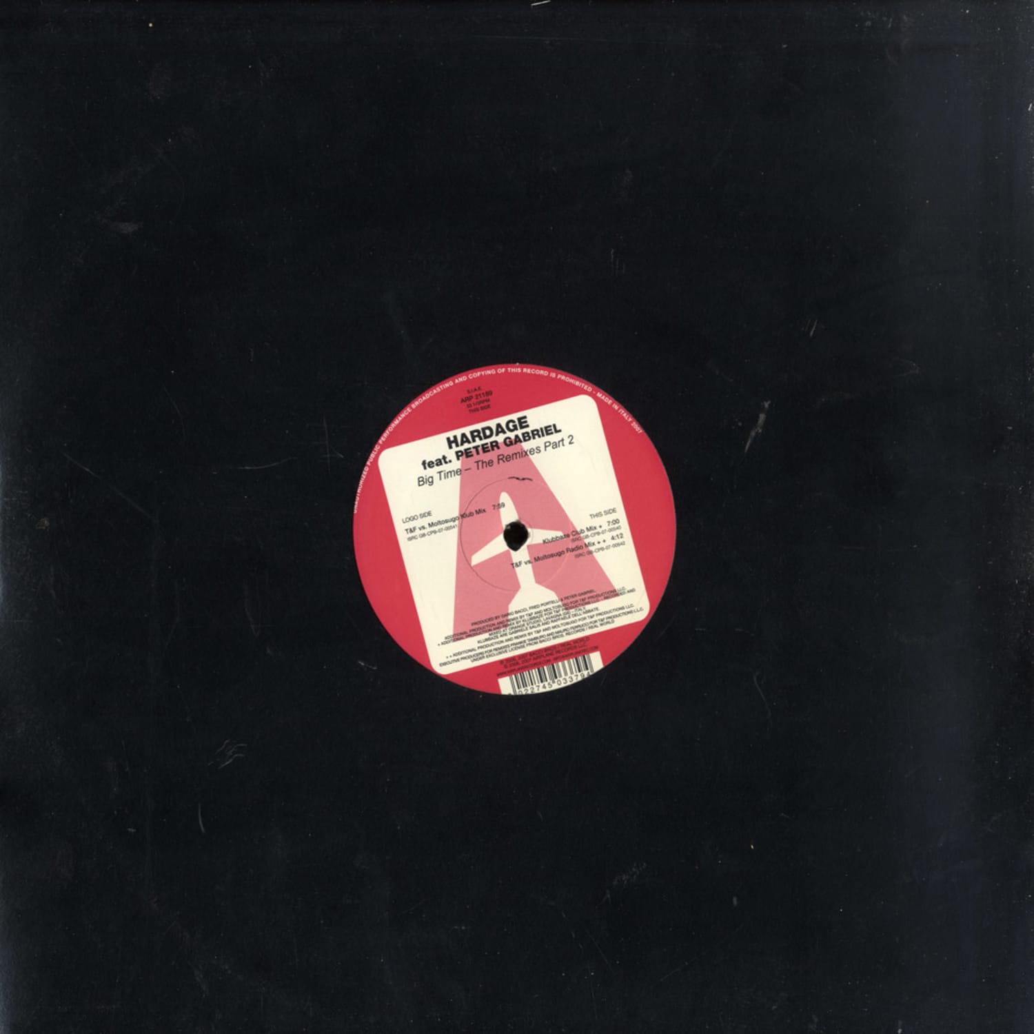 Hardage Feat. Peter Gabriel - BIG TIME 