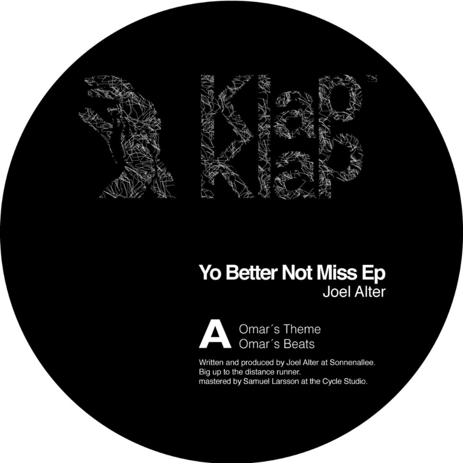 Joel Alter - YO BETTER NOT MISS 