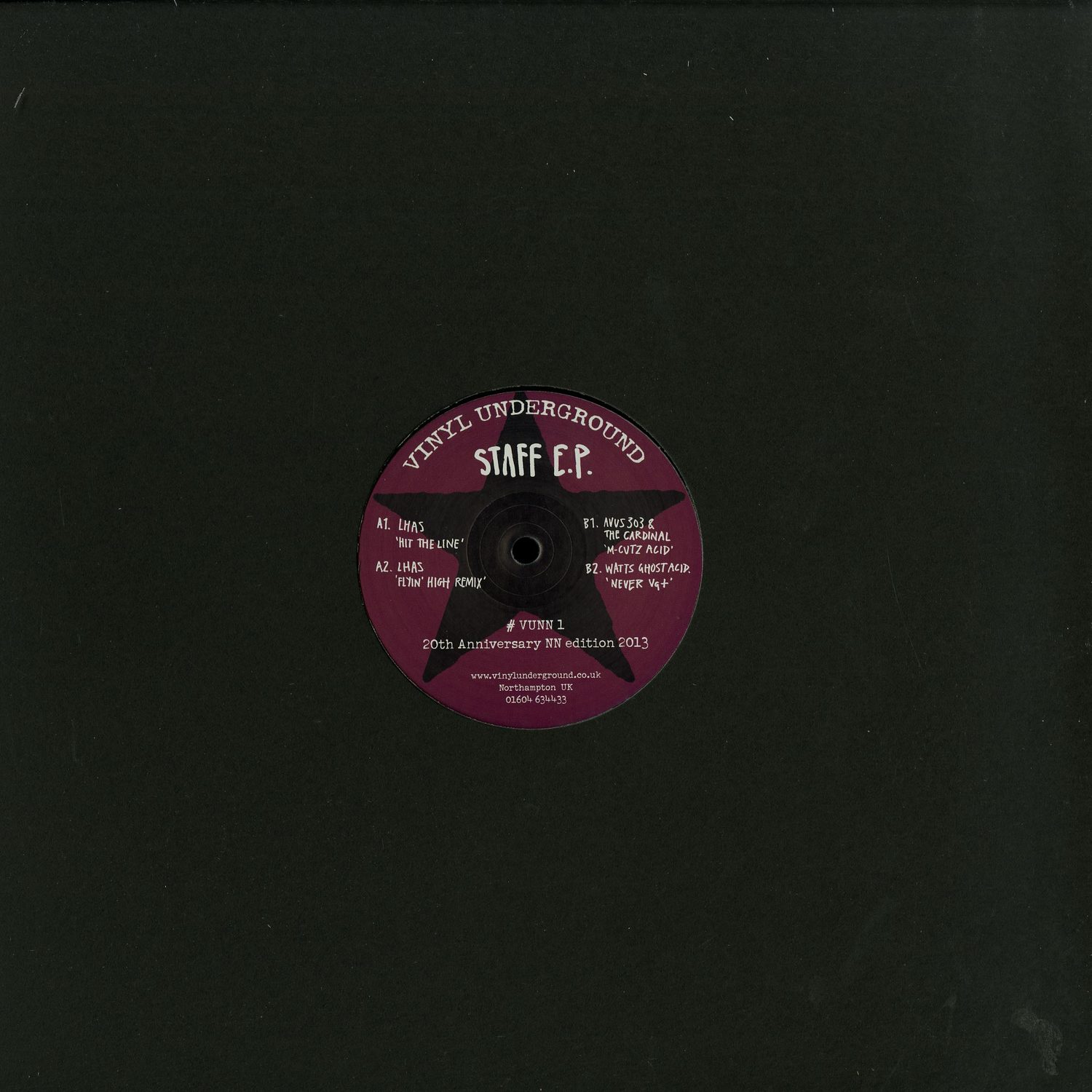 Lhas, Avus 303 & The Cardinal, Watts , Ghost Acid - STAFF E.P.