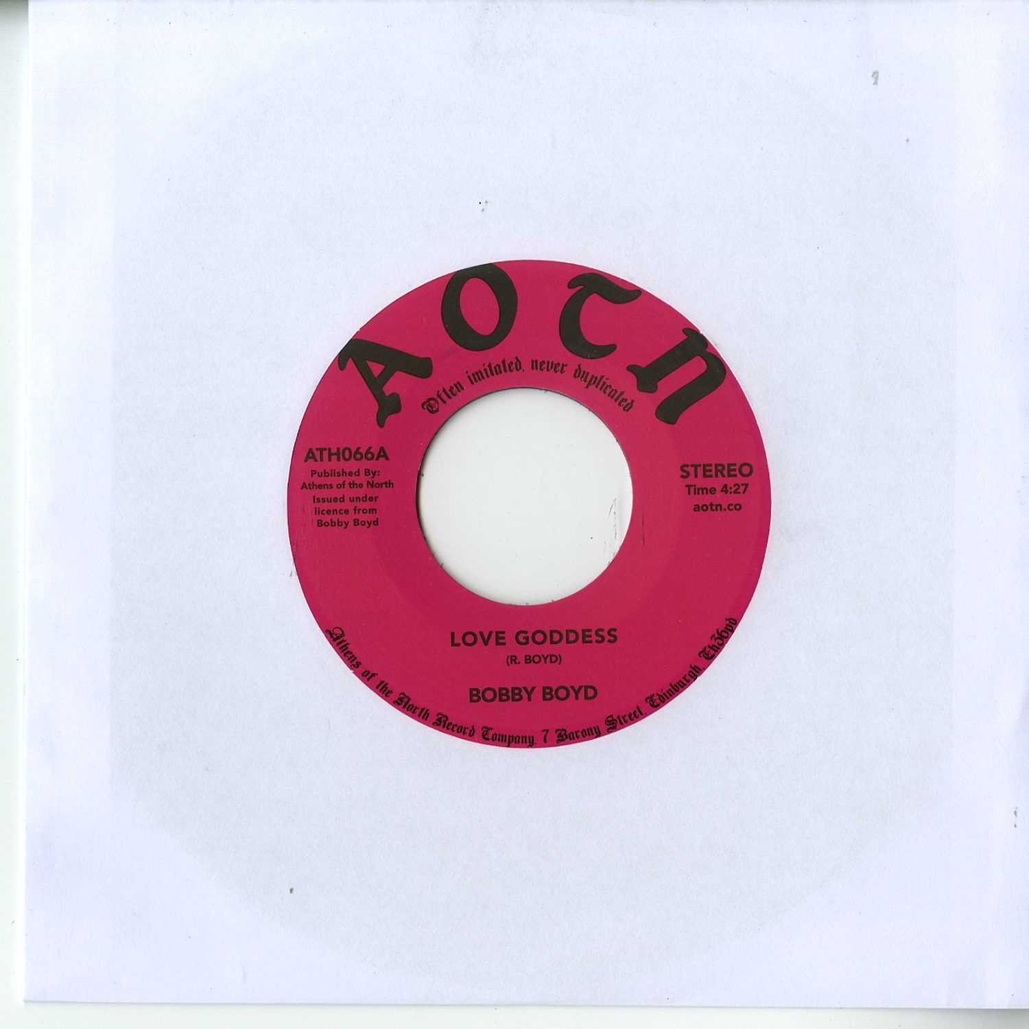 Bobby Boyd - LOVE GODDESS / GOOD NEWS 