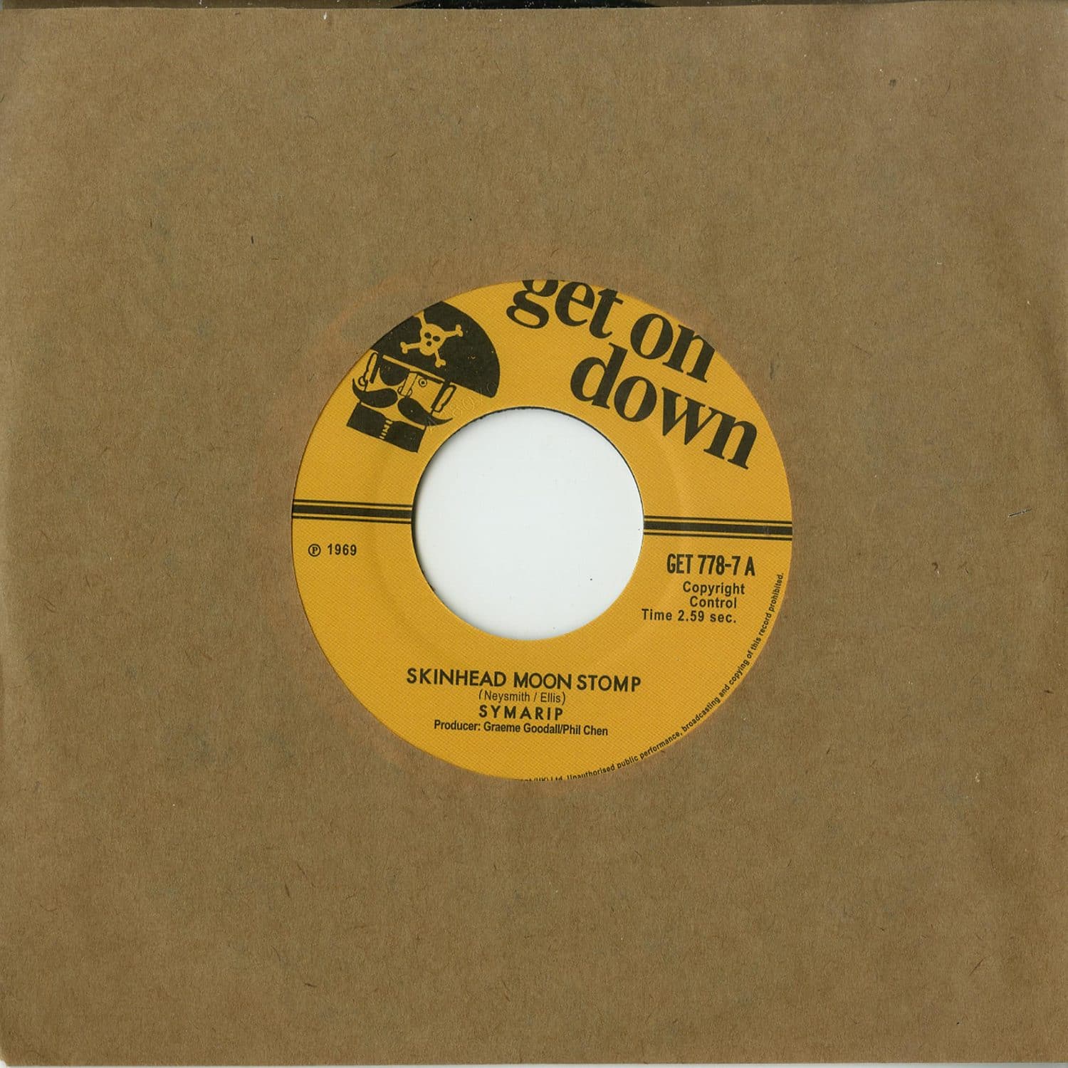 Symarip - SKINHEAD MOONSTOMP / MUST CATCH A TRAIN 