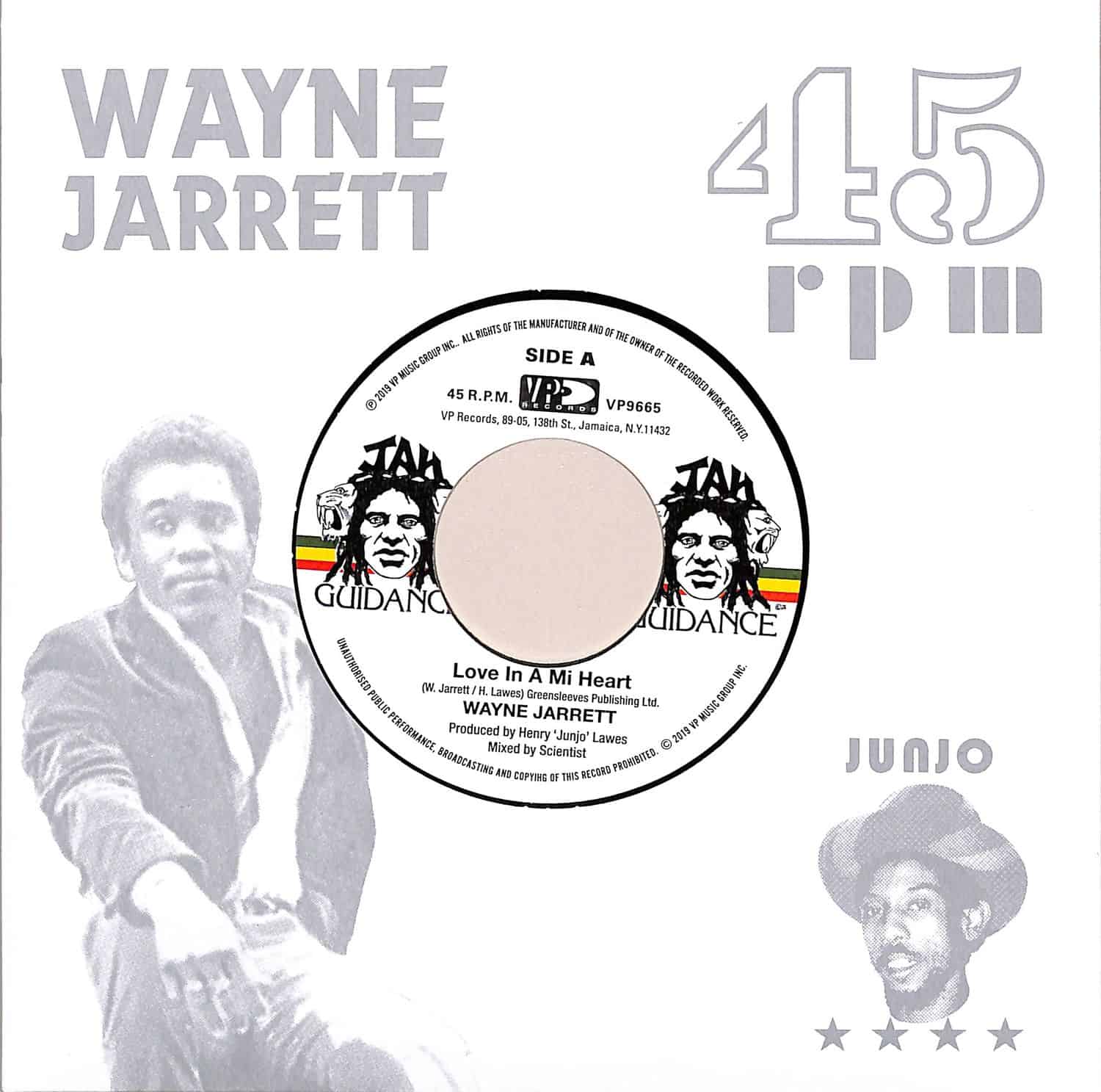 Wayne Jarrett / Roots Radics - LOVE IN A MI HEART / BLOOD ON HIS LIPS 