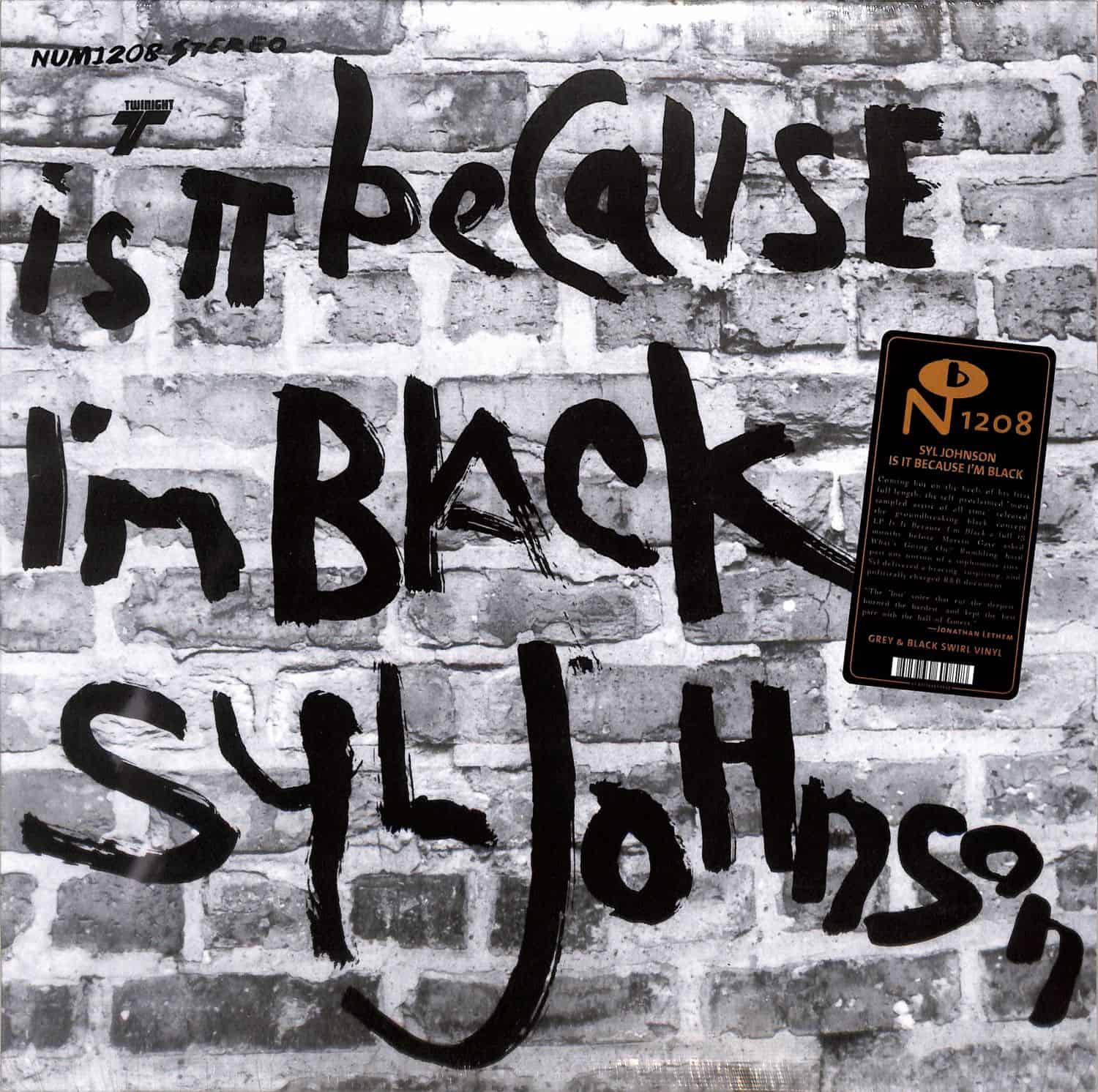 Syl Johnson - IS IT BECAUSE I M BLACK 