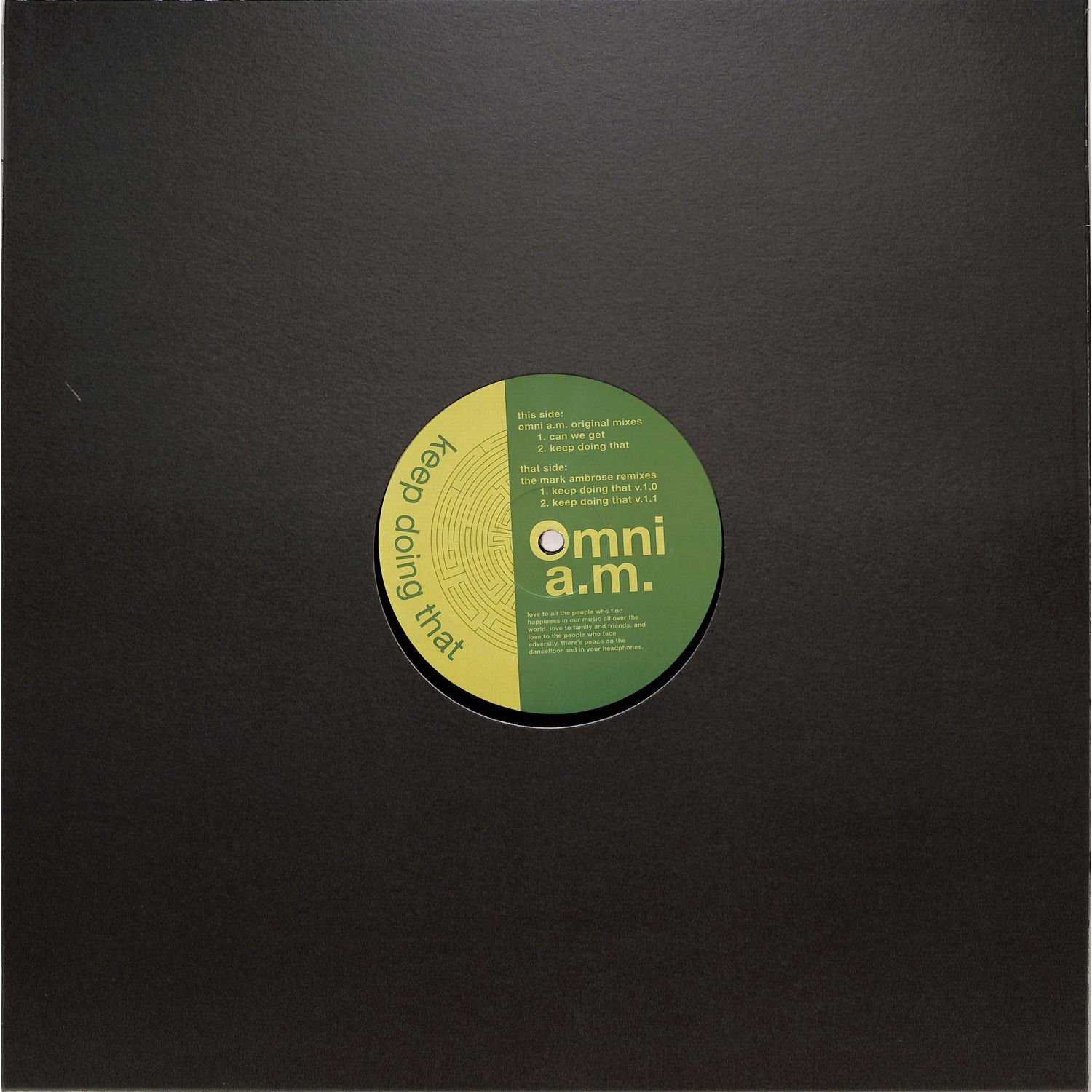Omni AM - KEEP DOING THAT 