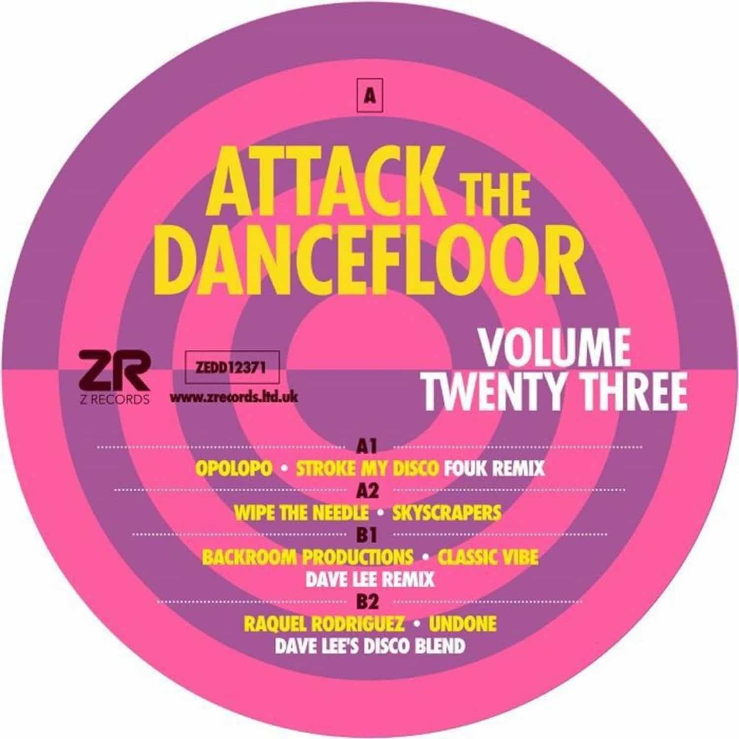 Opolopo / Wipe The Needle / Backroom Productions / Raquel Rodriguez - ATTACK THE DANCEFLOOR VOLUME TWENTY THREE 