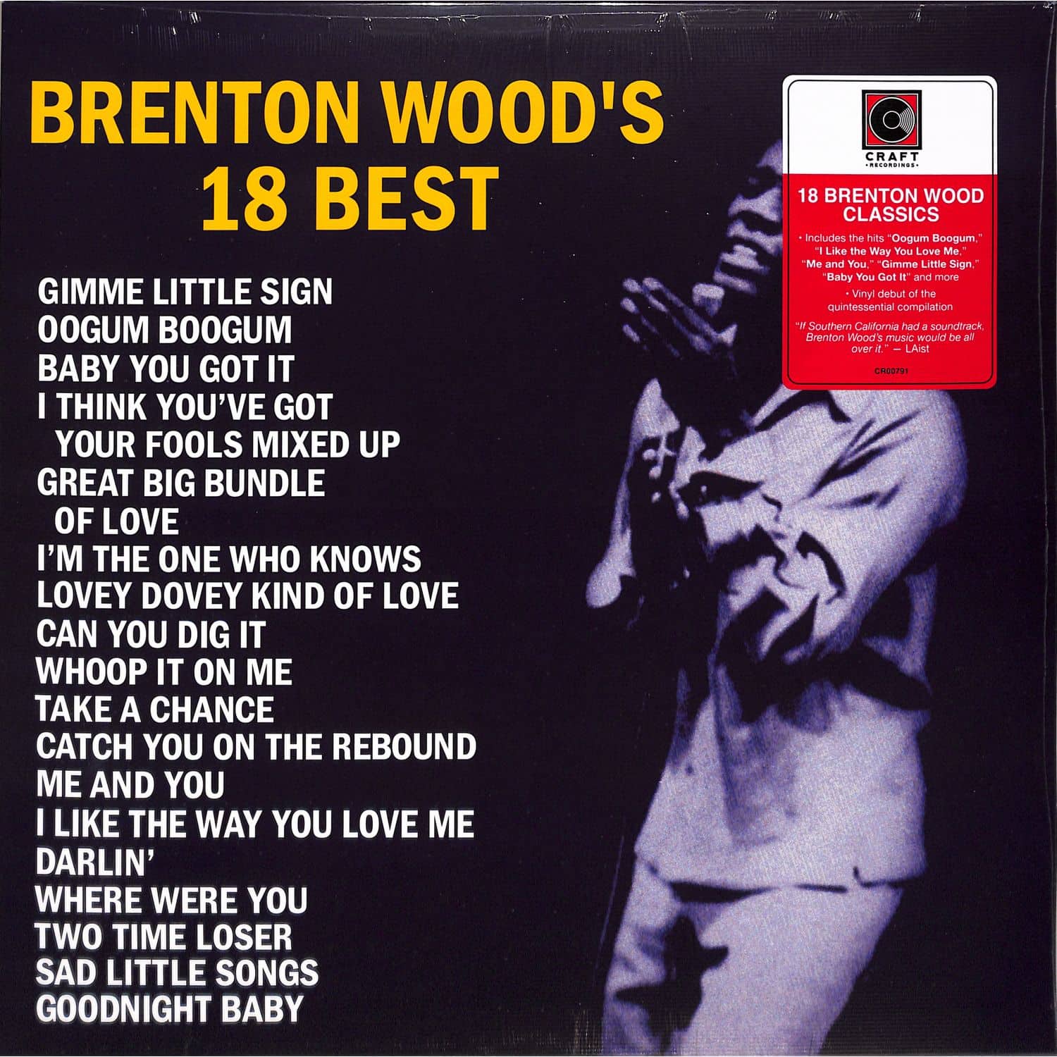 Brenton Wood - BRENTON WOOD S 18 BEST 