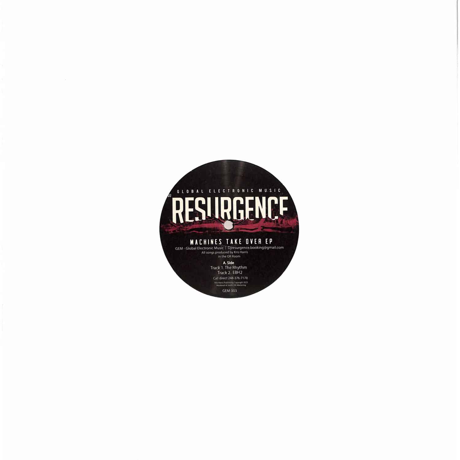 DJ Resurgence - MACHINES TAKE OVER EP