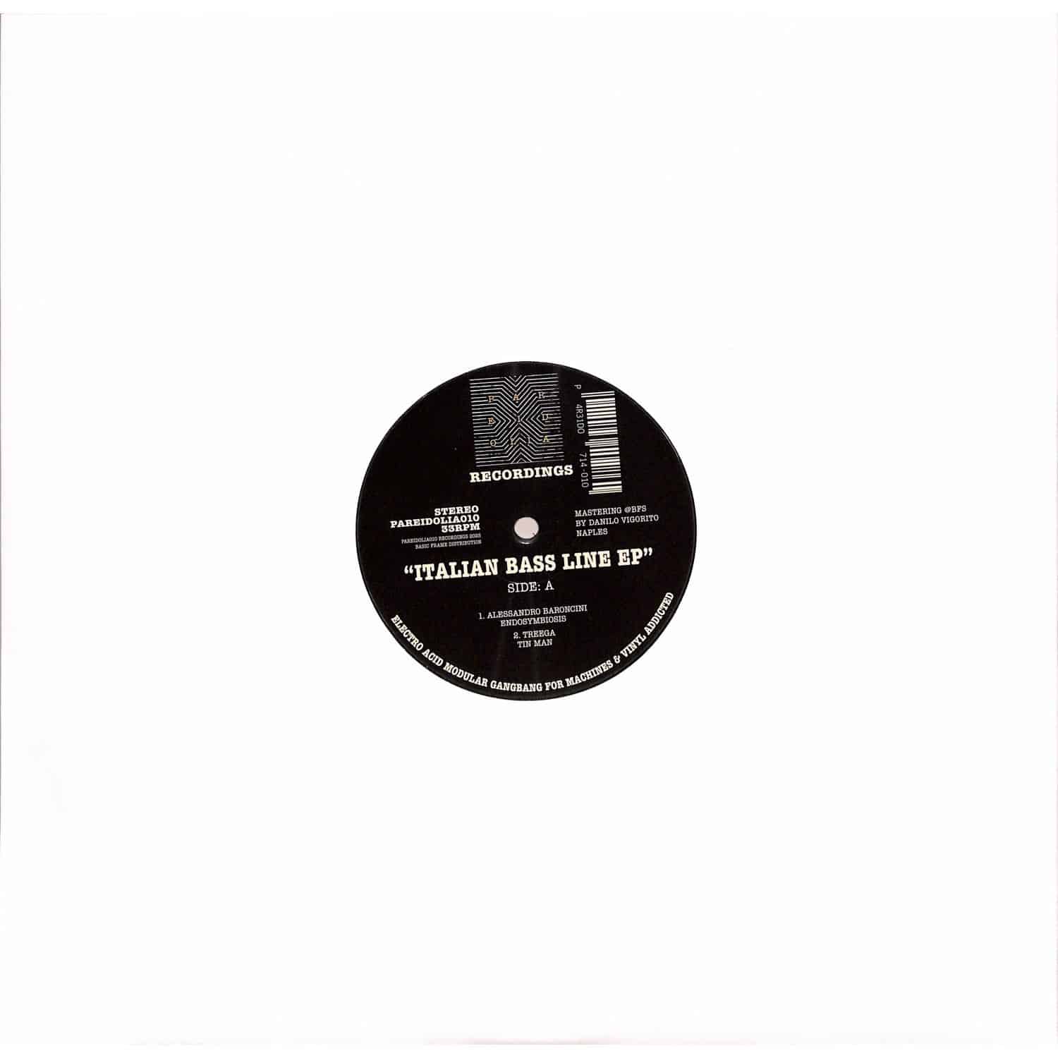 Various Artists - ITALIAN BASS LINE EP 