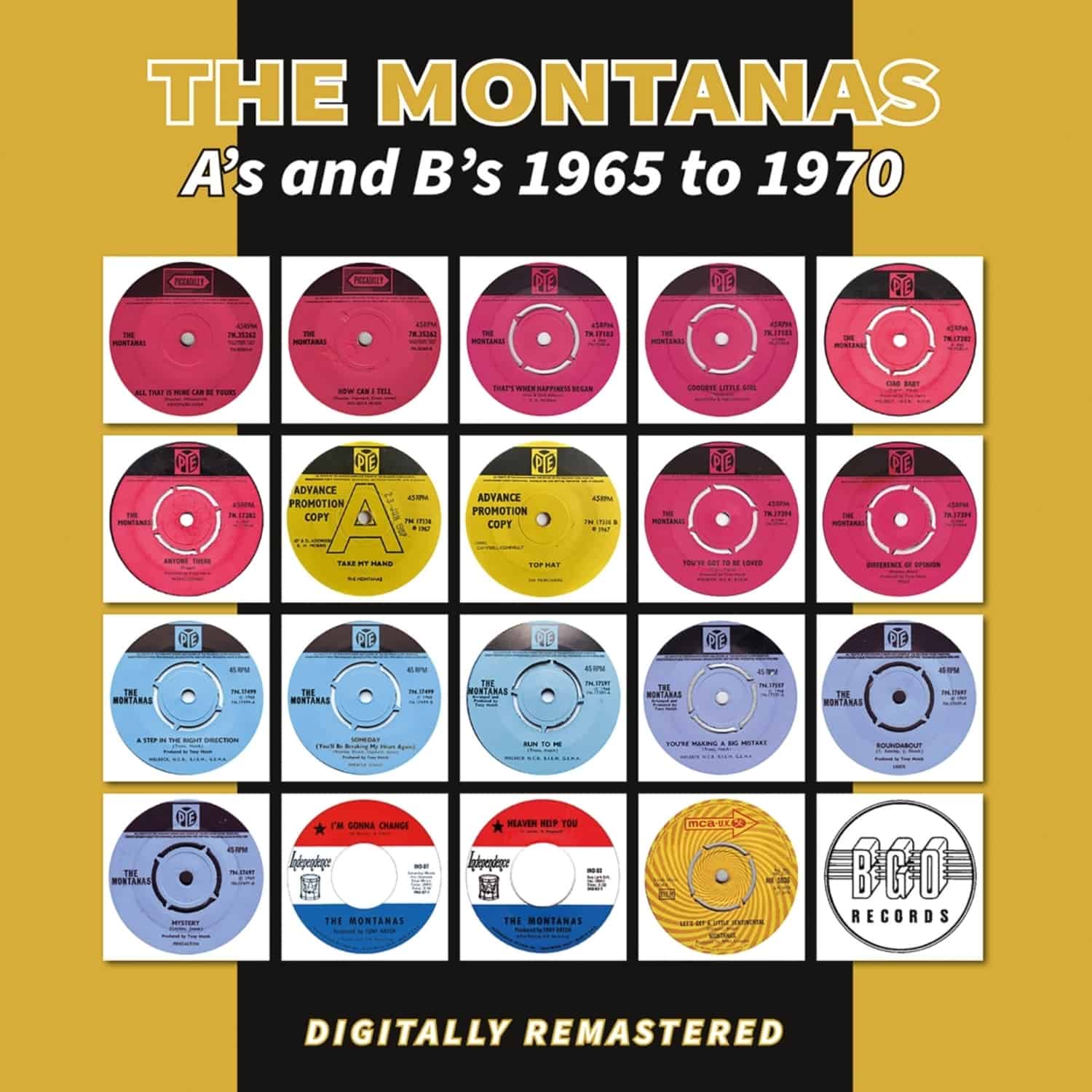 The Montanas - A S AND B S 1965 TO 1970 