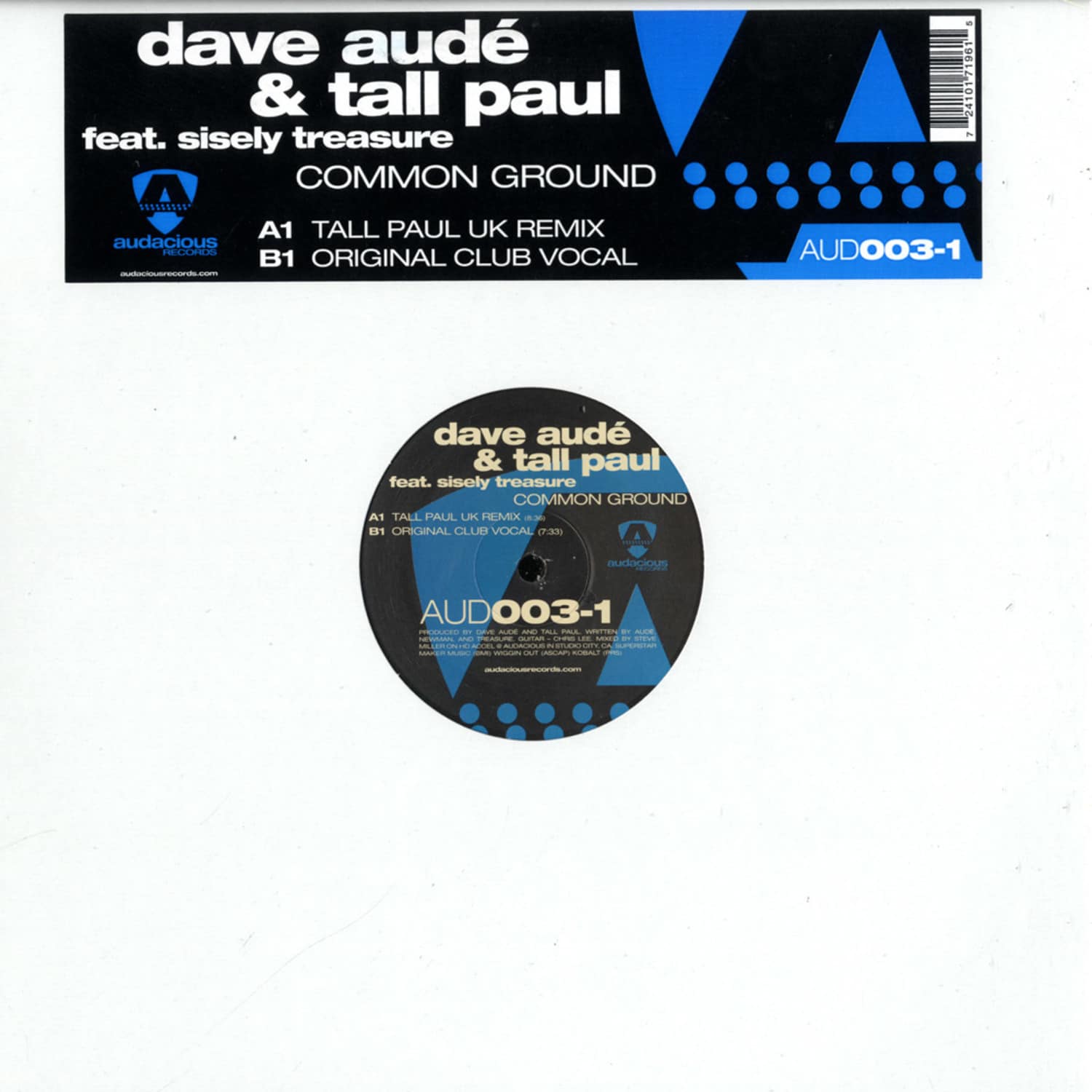 Tall Pall & Dave Aud - COMMON GROUND
