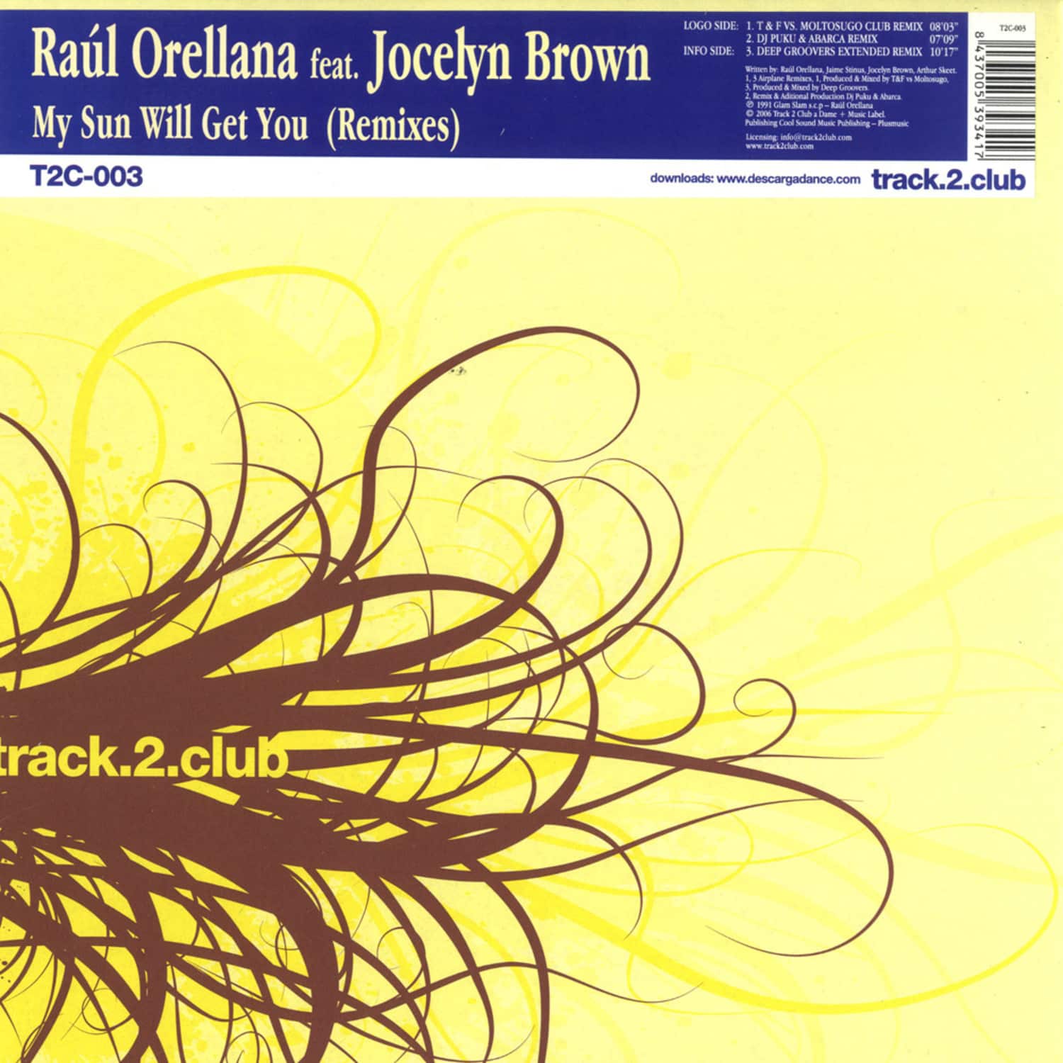 Raul Orellana feat. Jocelyn Brown - MY SUN WILL GET YOU REMIXES