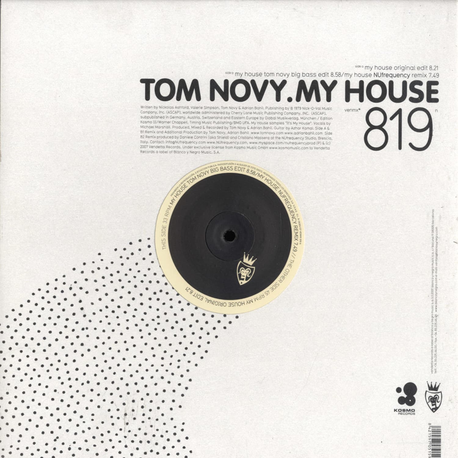 Tom Novy - MY HOUSE