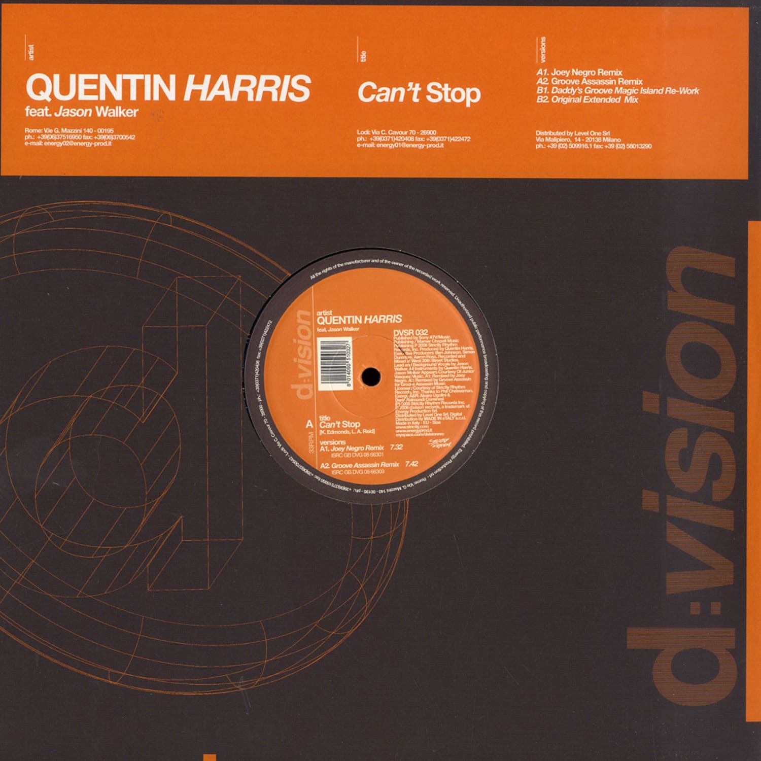 Quentin Harris - CANT STOP