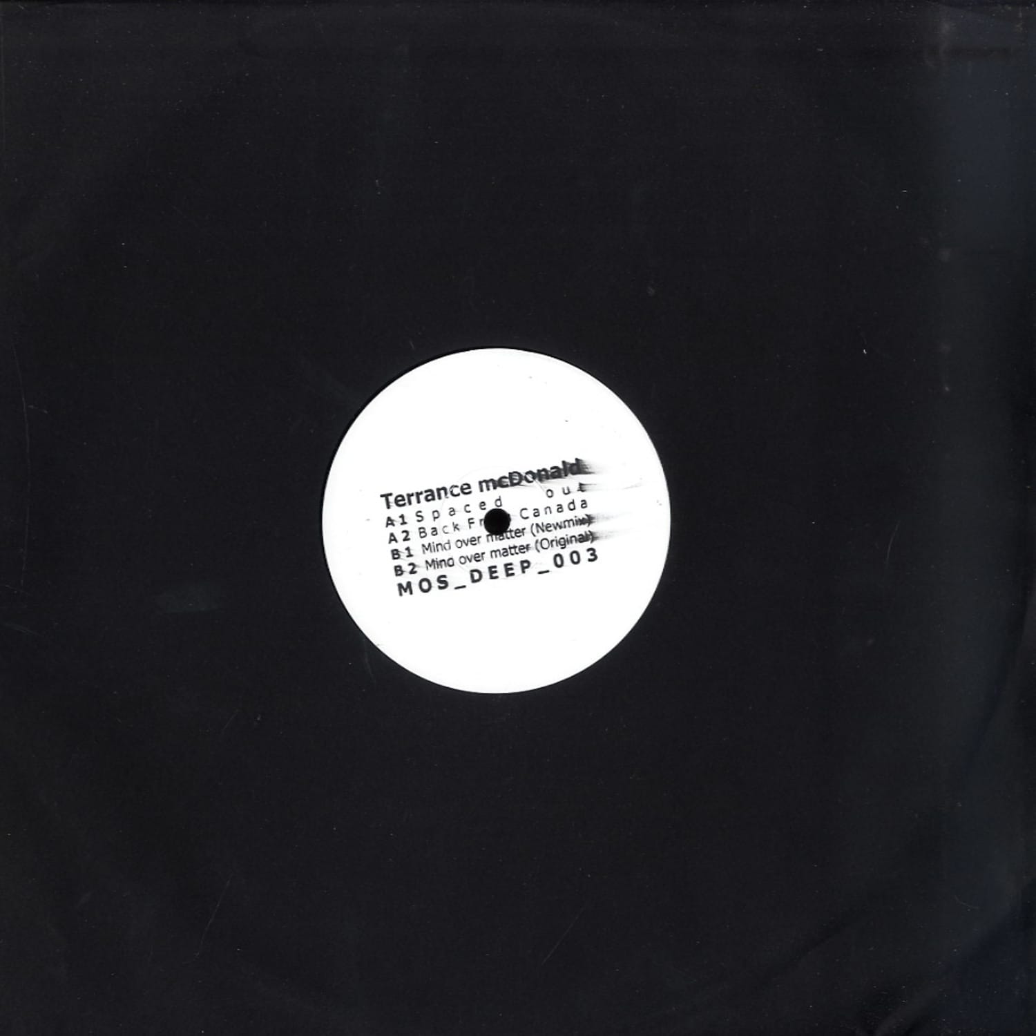 Terrance Mcdonald - MIND OVER MATTER EP