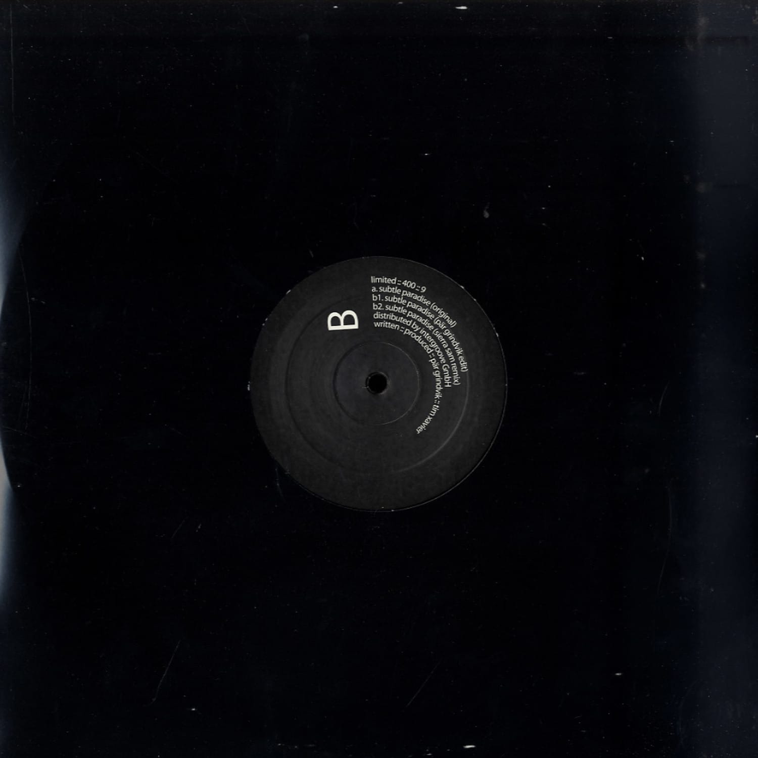 Par Grindvik & Tim Xavier - SUBTLE PARADISE