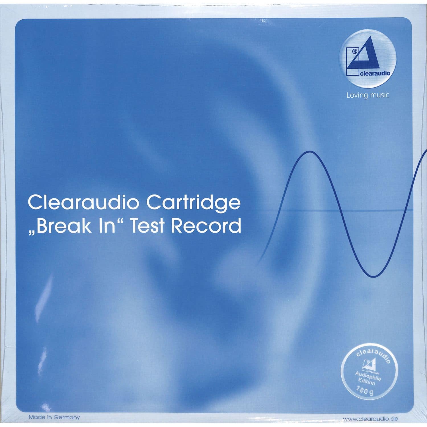 Clearaudio Cartridge - BREAK-IN TEST RECORD 