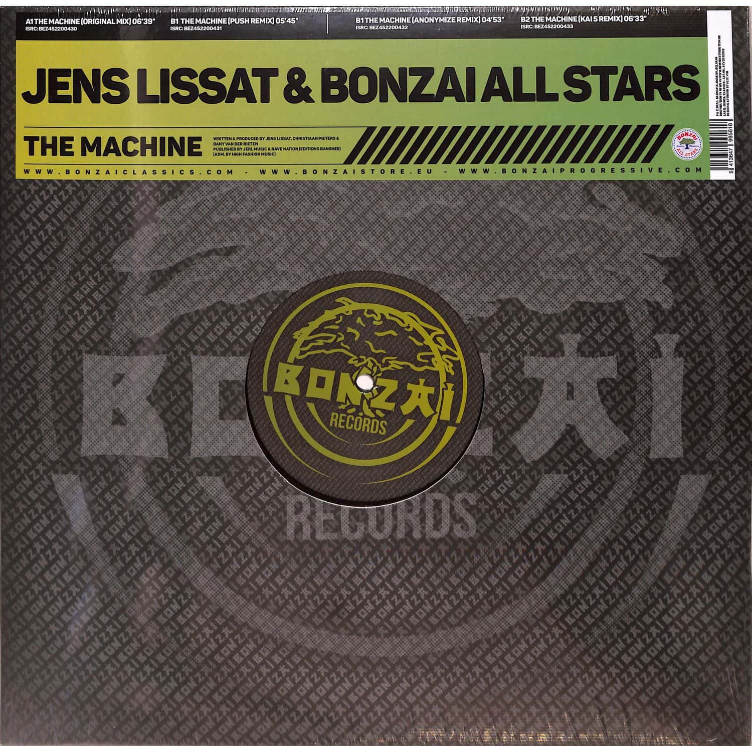 Jens Lissat & Bonzai All Stars - THE MACHINE