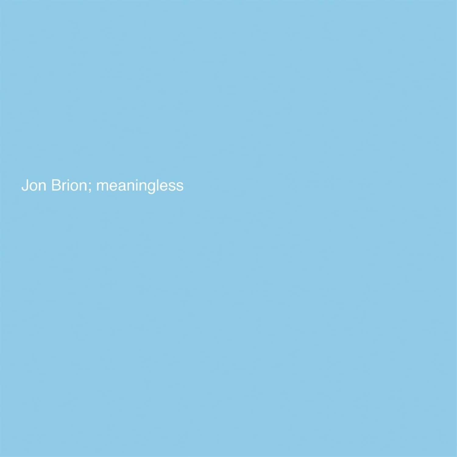 Jon Brion - MEANINGLESS 