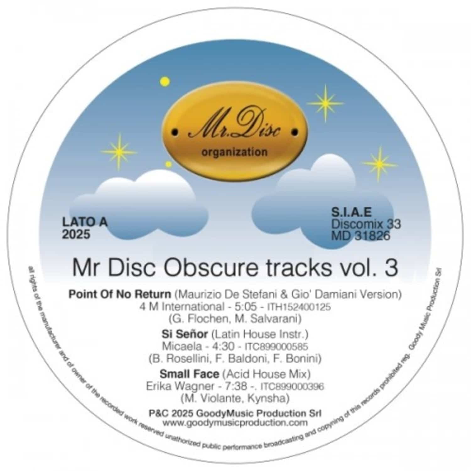 Various Artists - MR. DISC OBSCURE TRACKS VOL. 3 EP