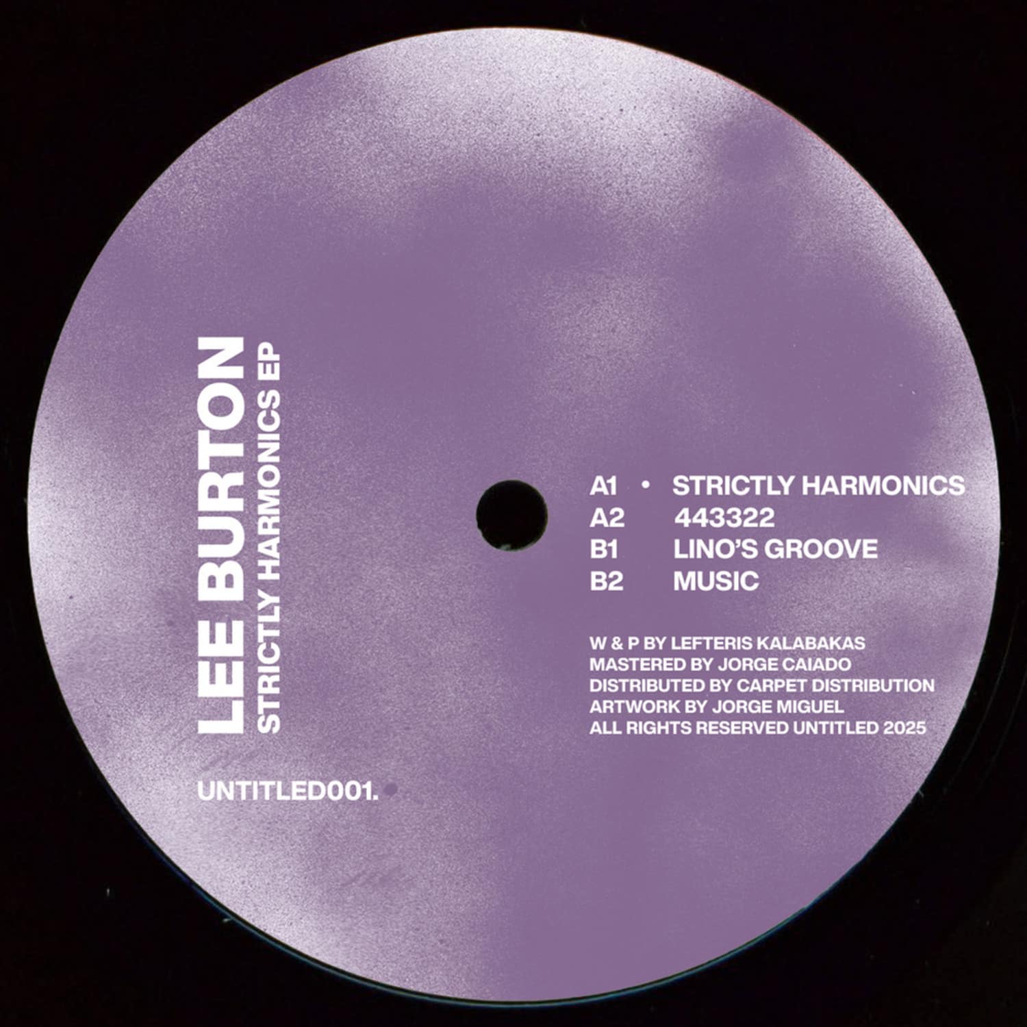 Lee Burton - STRICTLY HARMONICS EP