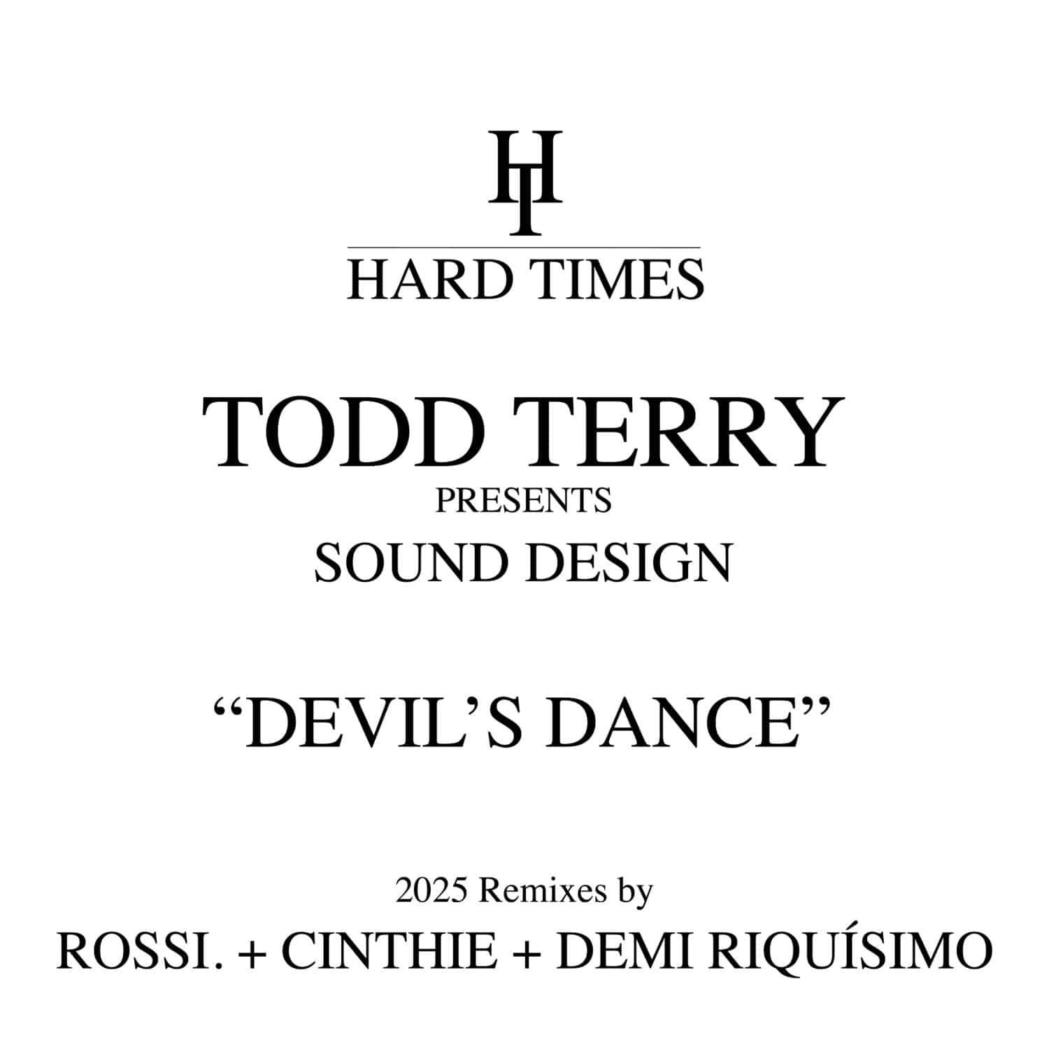 Todd Terry Presents Sound Design - DEVILS DANCE 