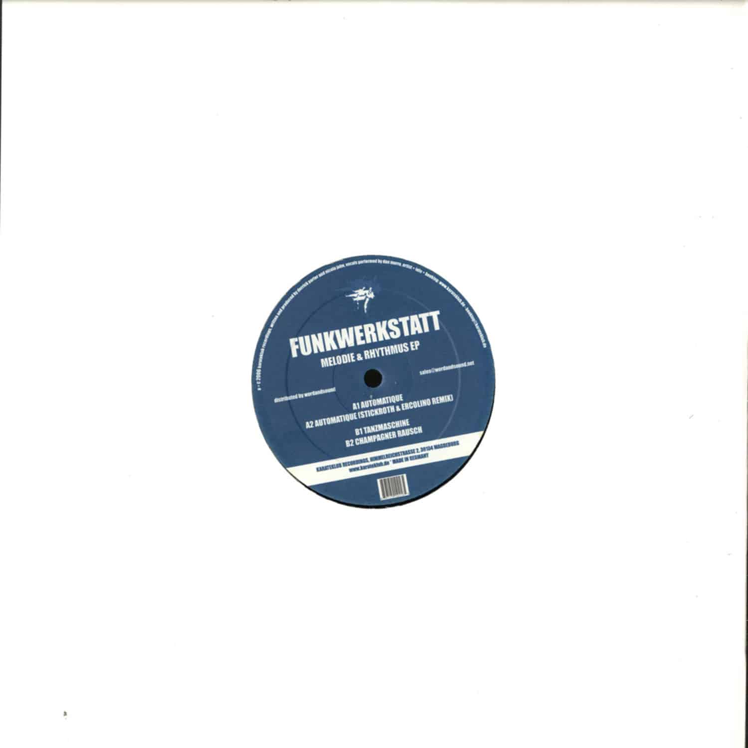 Funkwerkstatt - MELODIE & RHYTHMUS EP