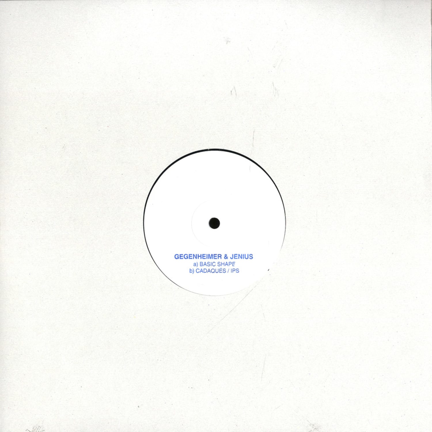 Gegenheimer & Jenius - BASIC SHAPE EP