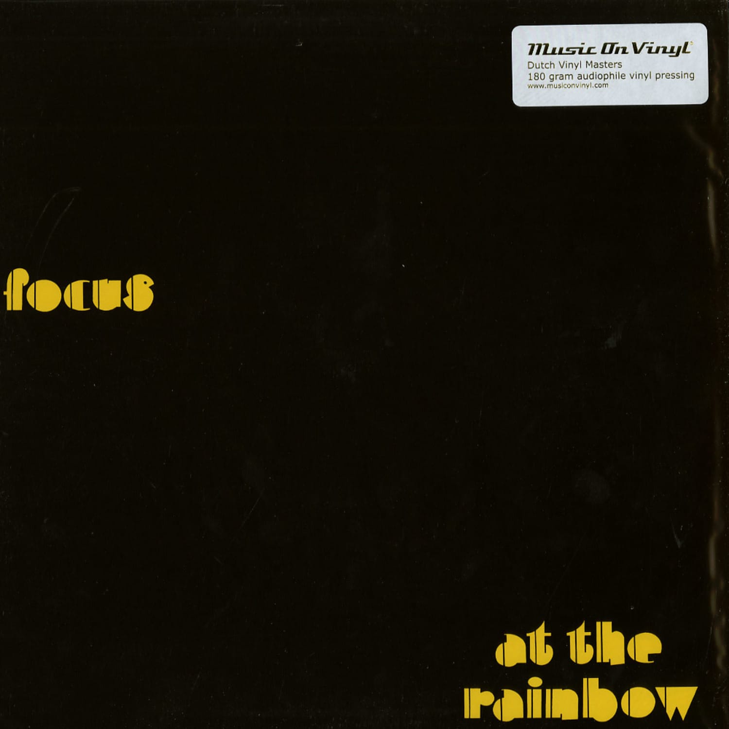 Focus - LIVE AT THE RAINBOW 