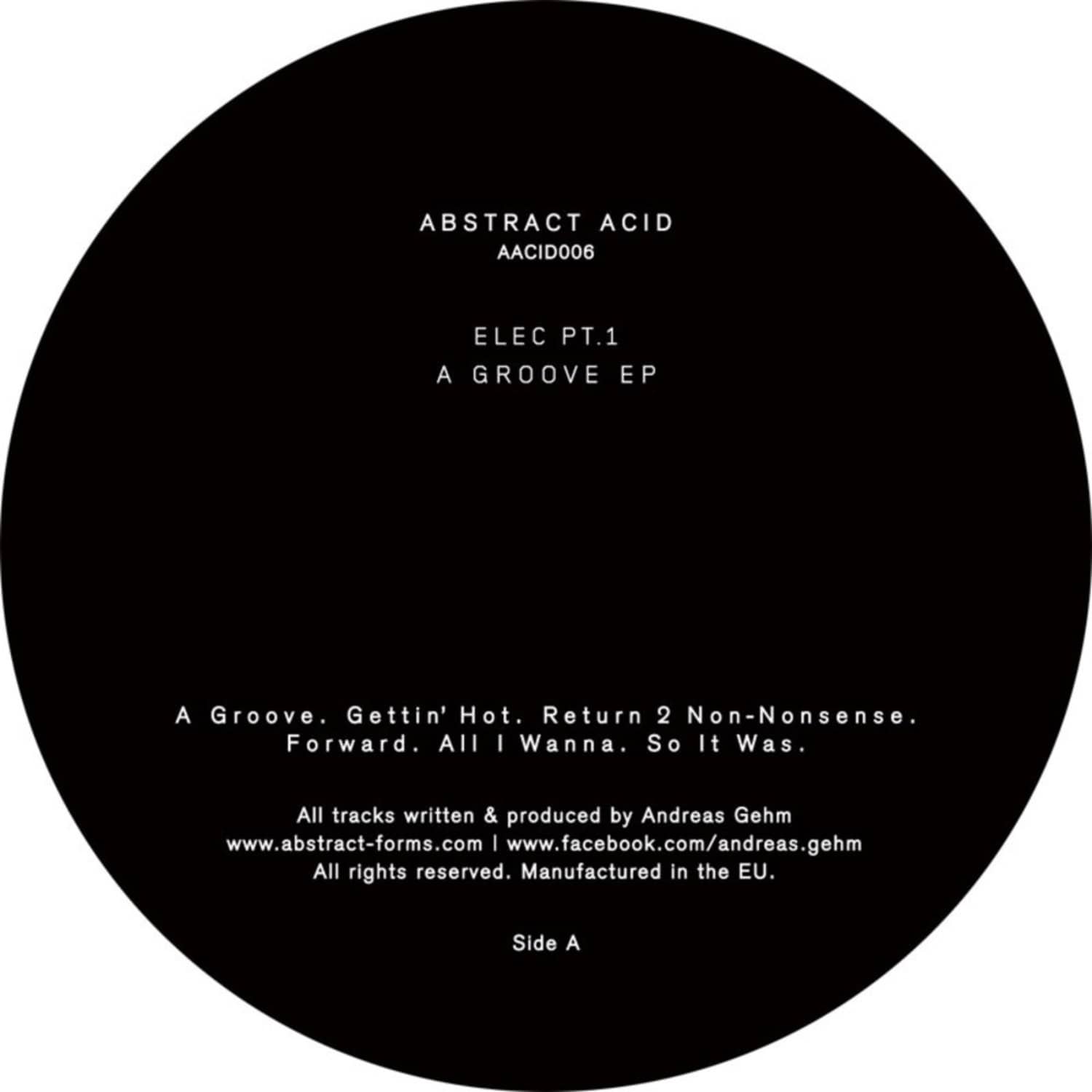 Elec Pt.1 - A GROOVE EP