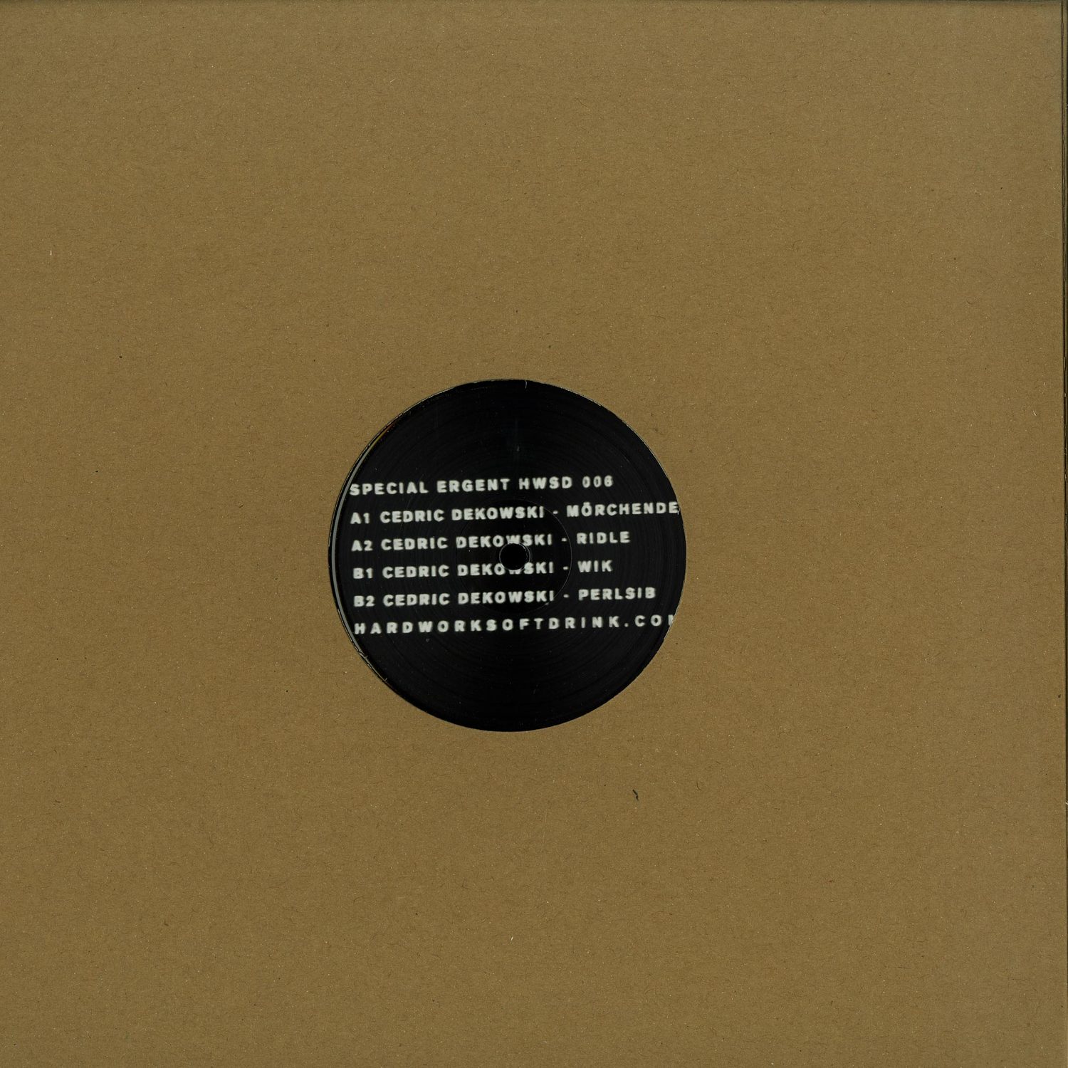 Cedric Dekowski - SPECIAL ERGENT 