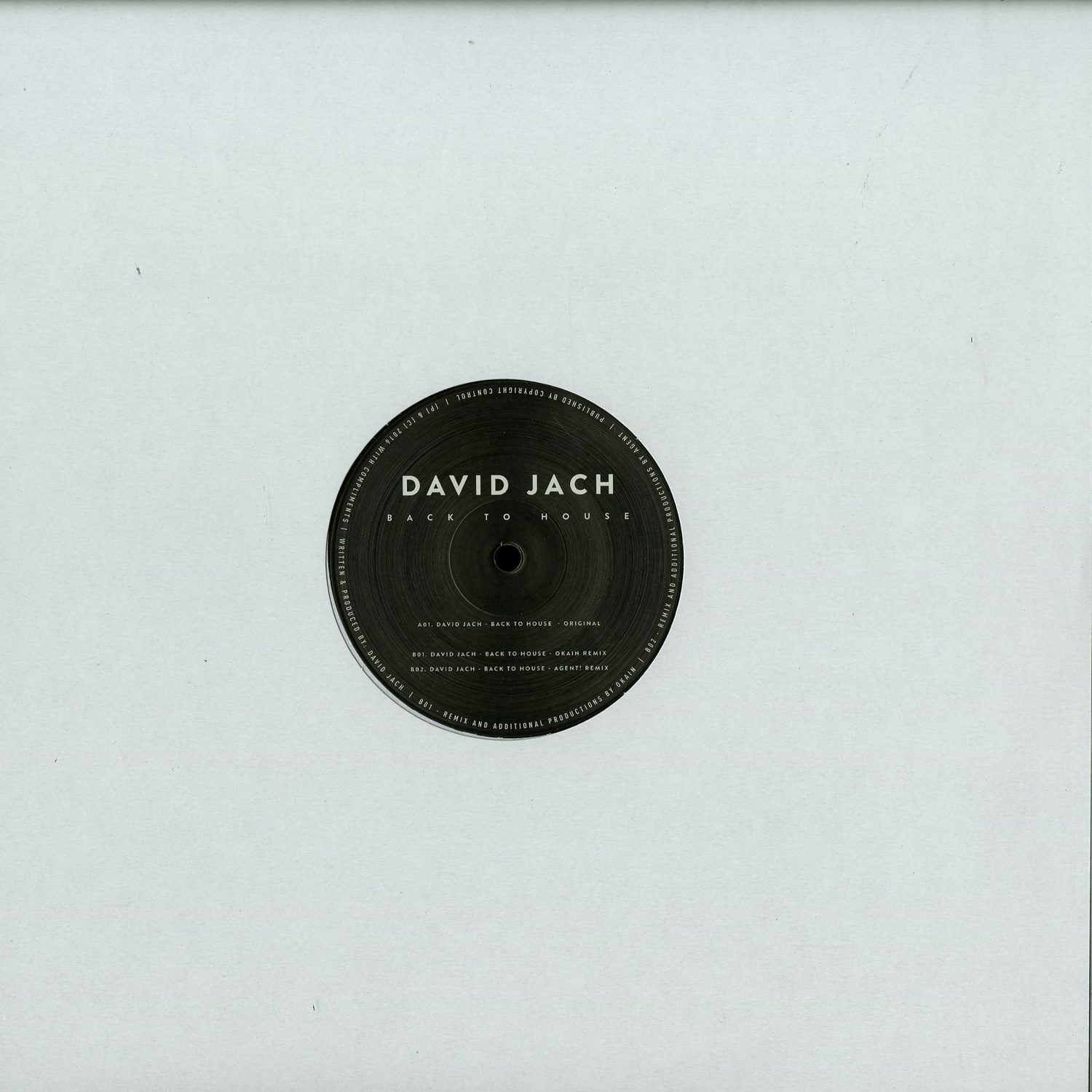 David Jach - BACK TO HOUSE