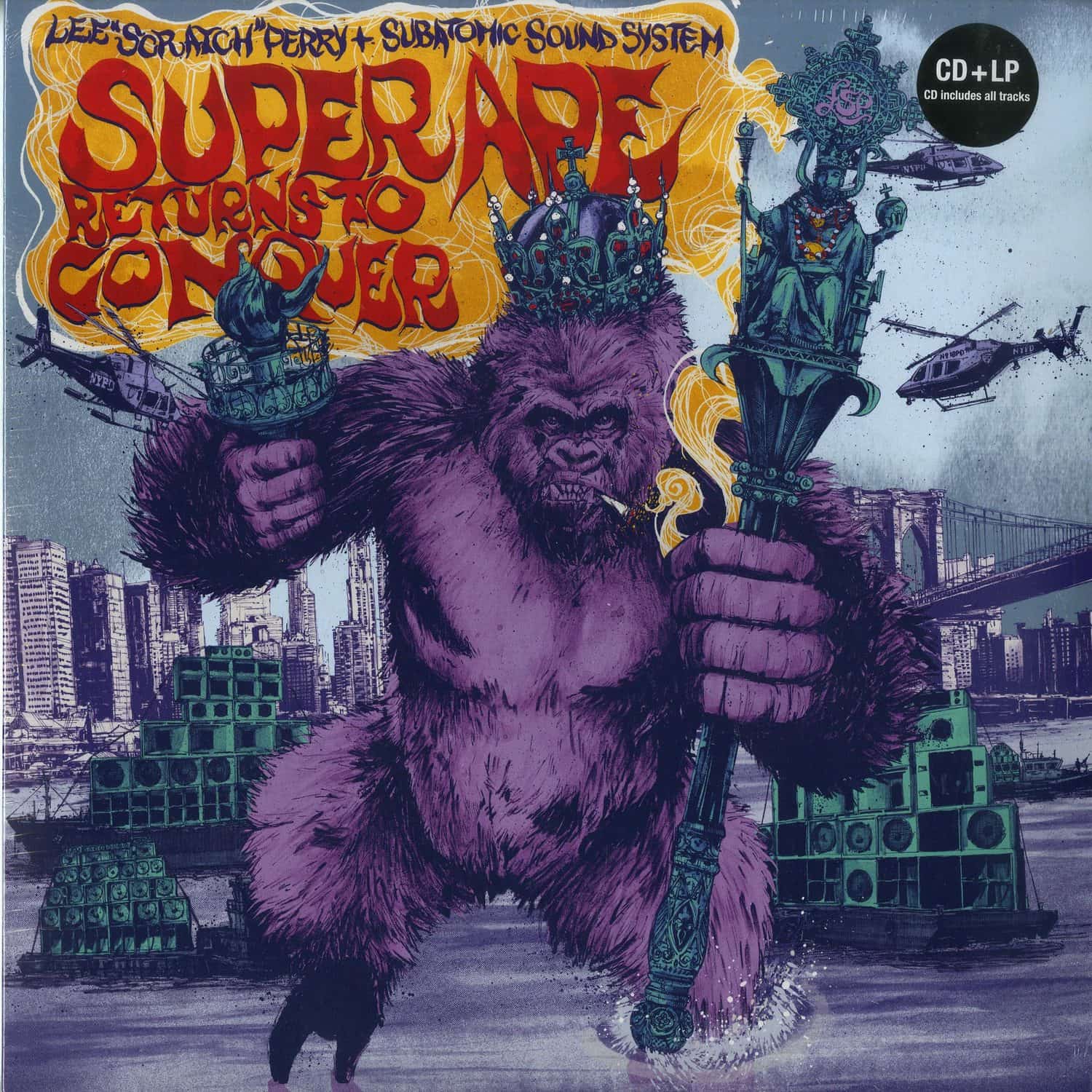 Lee Scratch Perry & Subatomic Sound System - SUPER APE RETURNS TO CONQUER 