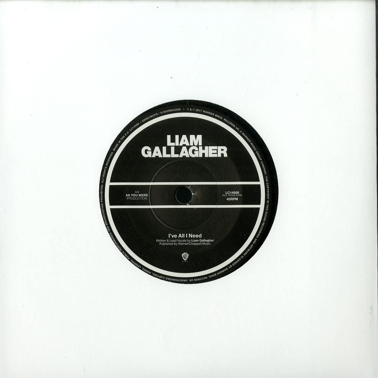 Liam Gallagher - I VE ALL I NEED 