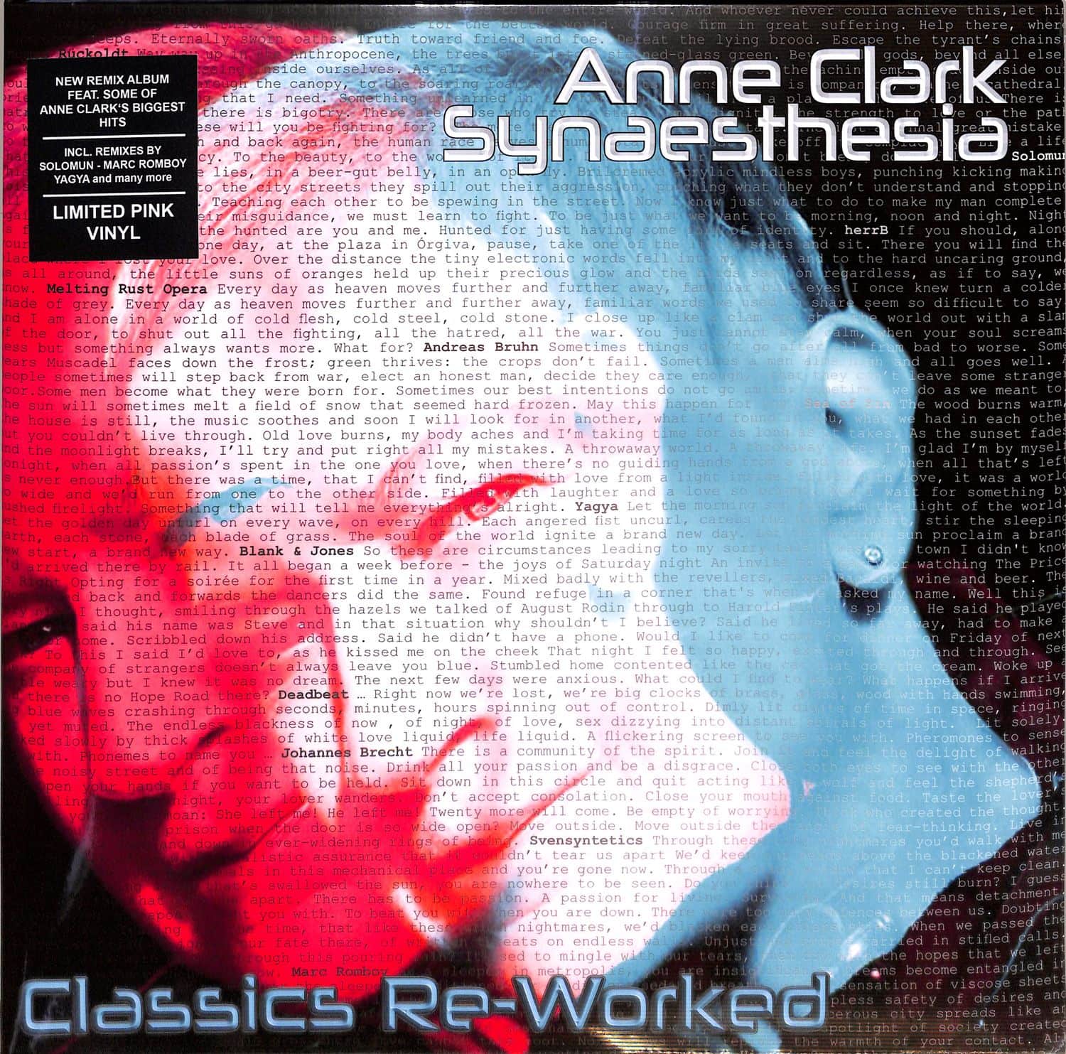 Anne Clark - SYNAESTHESIA - CLASSICS RE-WORKED 