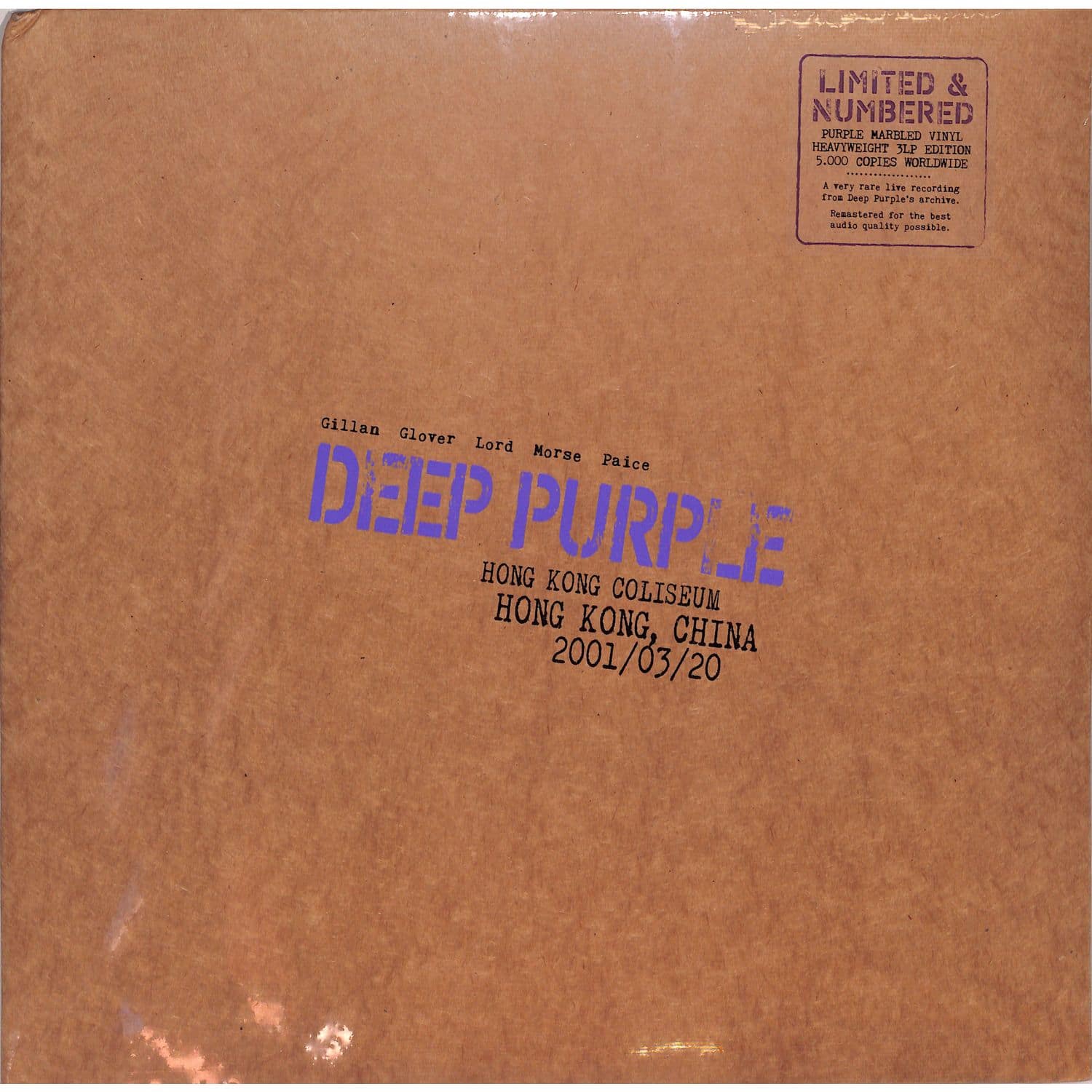 Deep Purple - LIVE IN HONG KONG 
