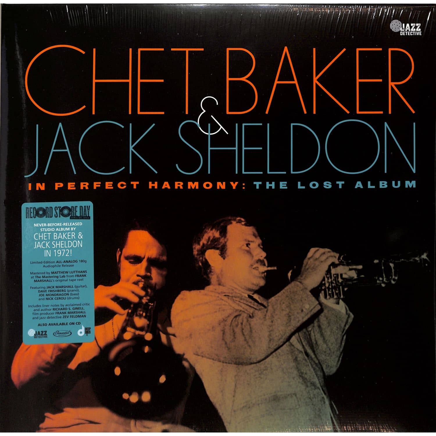 Chet Baker & Jack Sheldon - BEST OF FRIENDS: THE LOST STUDIO ALBUM 