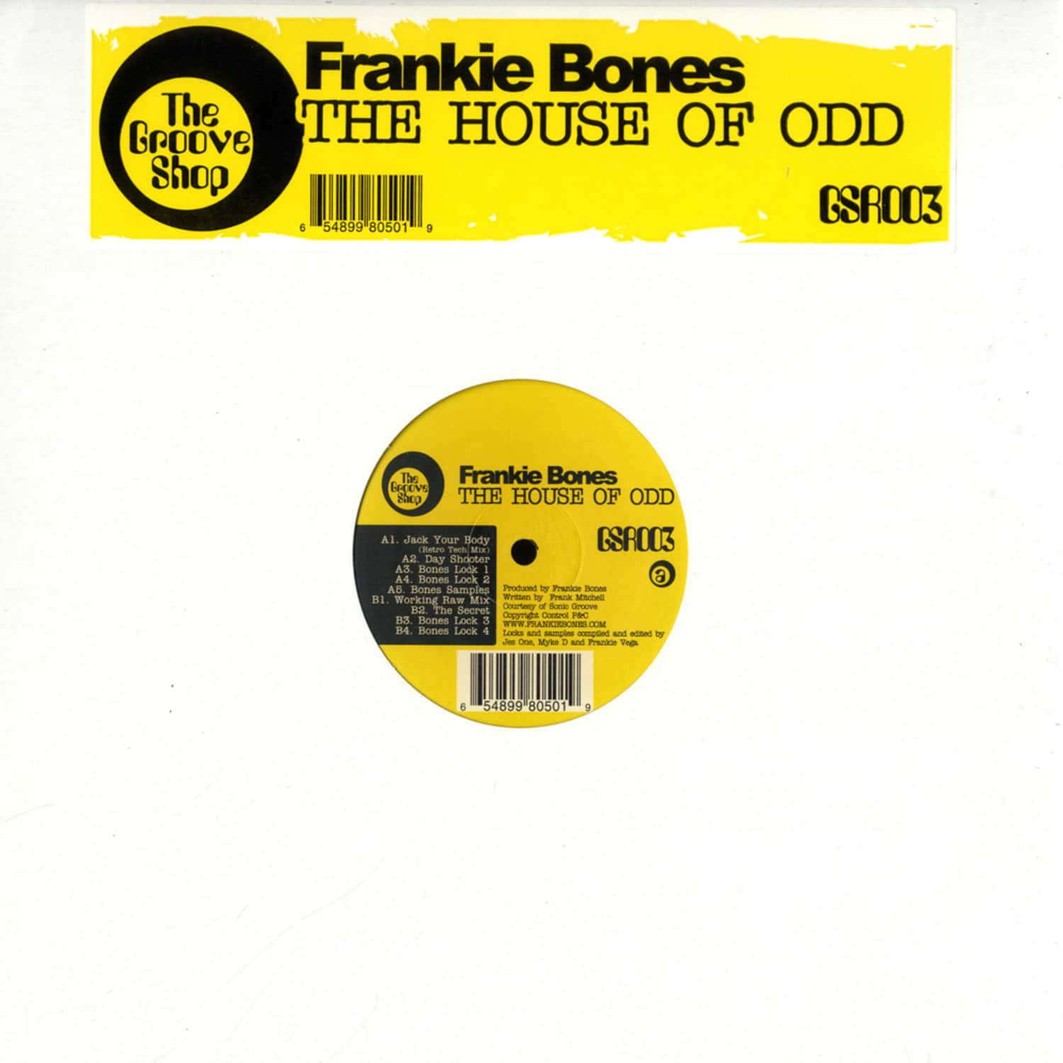 Frankie Bones - THE HOUSE OF ODD