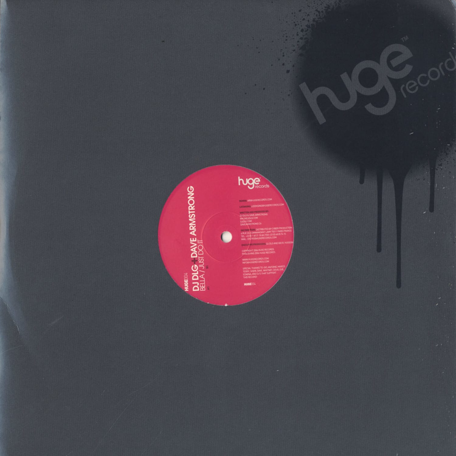 DJ DLG & Dave Armstrong - BELLA / JUST DO IT