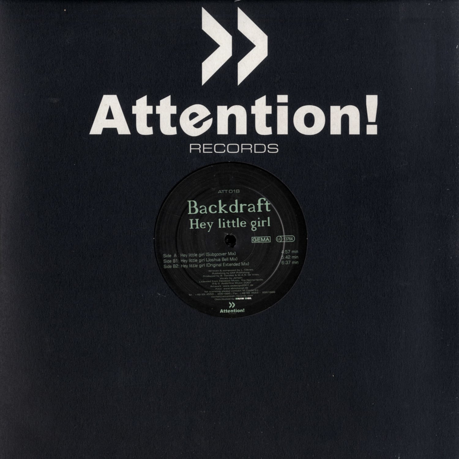 Backdraft - HEY LITTLE GIRL