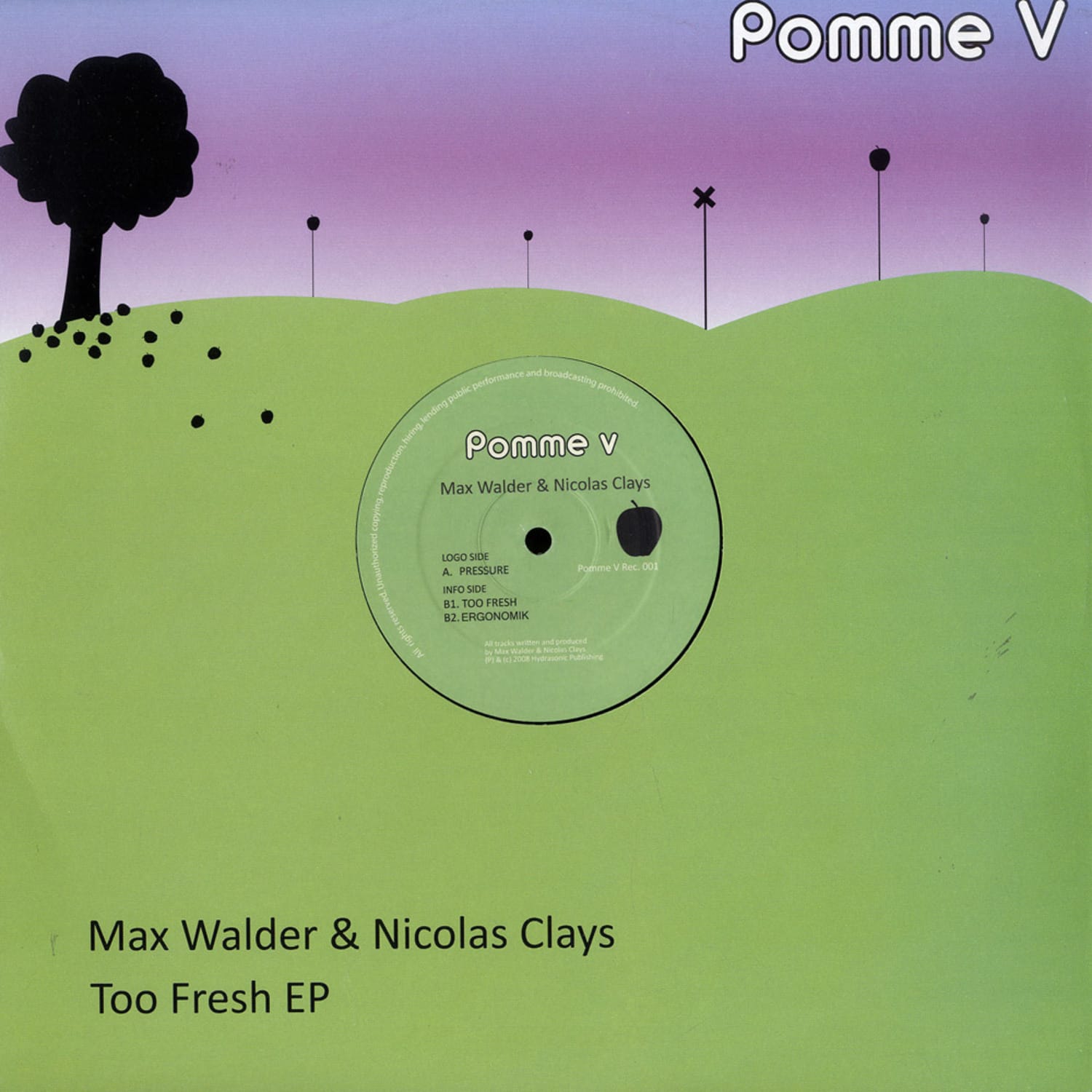 Max Walder & Nicolas Clays - TOO FRESH EP 