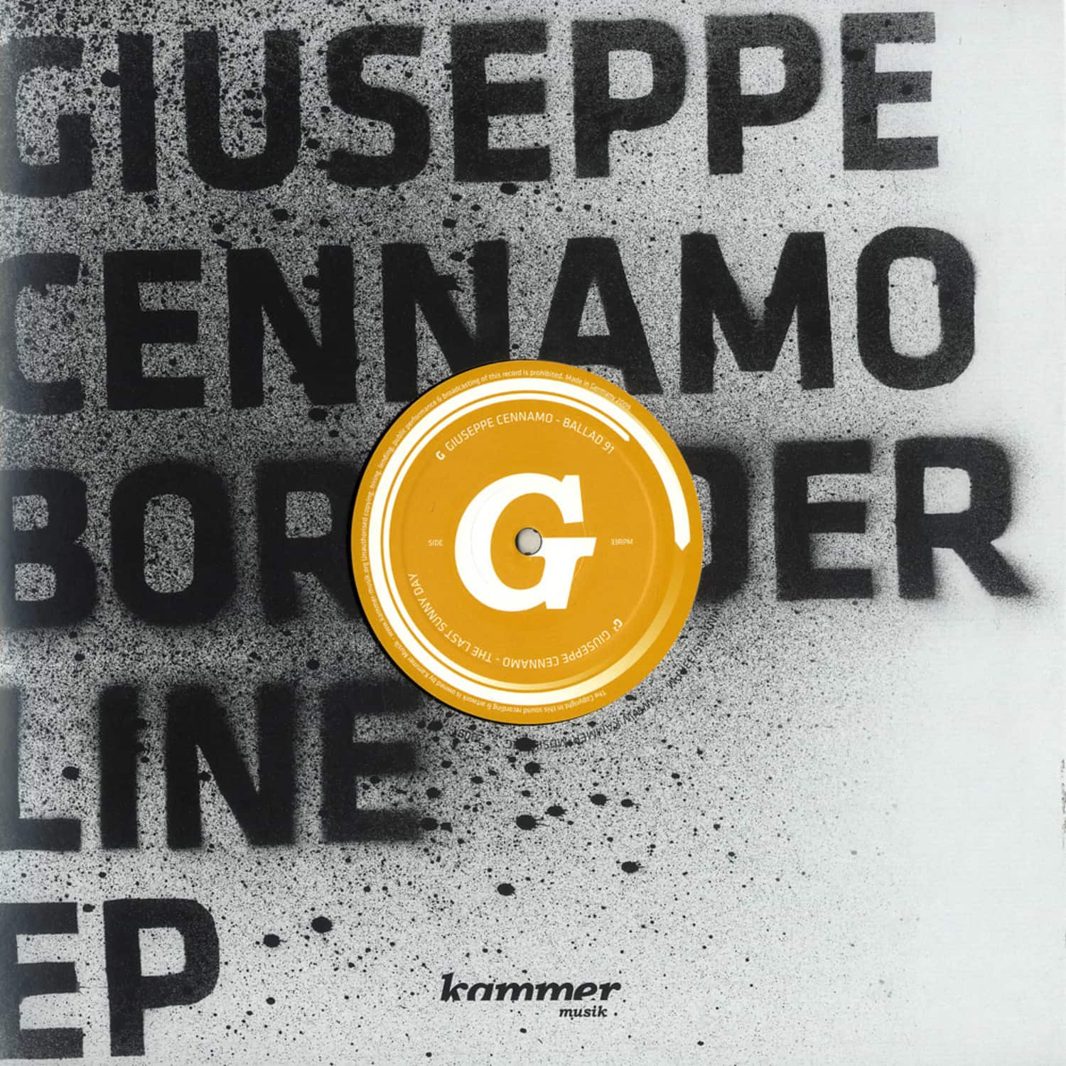 Giuseppe Cennamo - BORDERLINE EP
