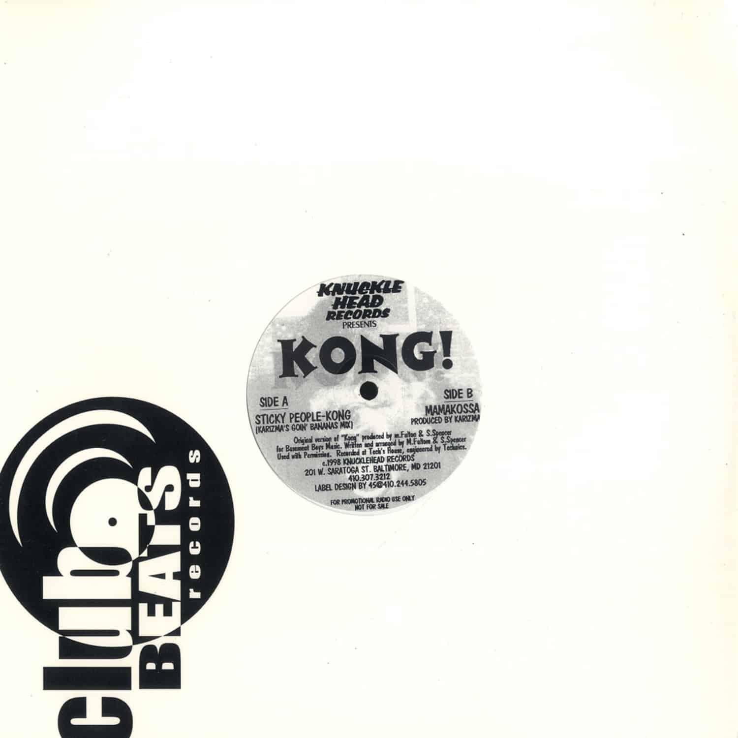 Sticky People / Karizma - KONG/ MAMKOSA