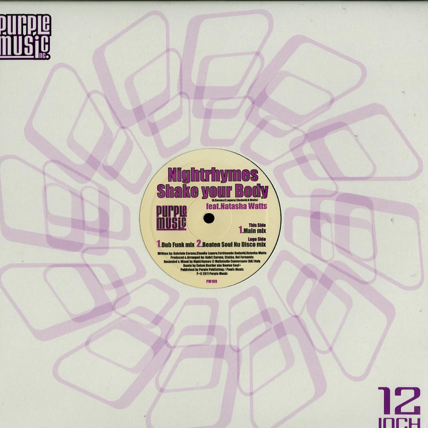 Nightrhymes Feat Natasha Watts - SHAKE YOUR BODY