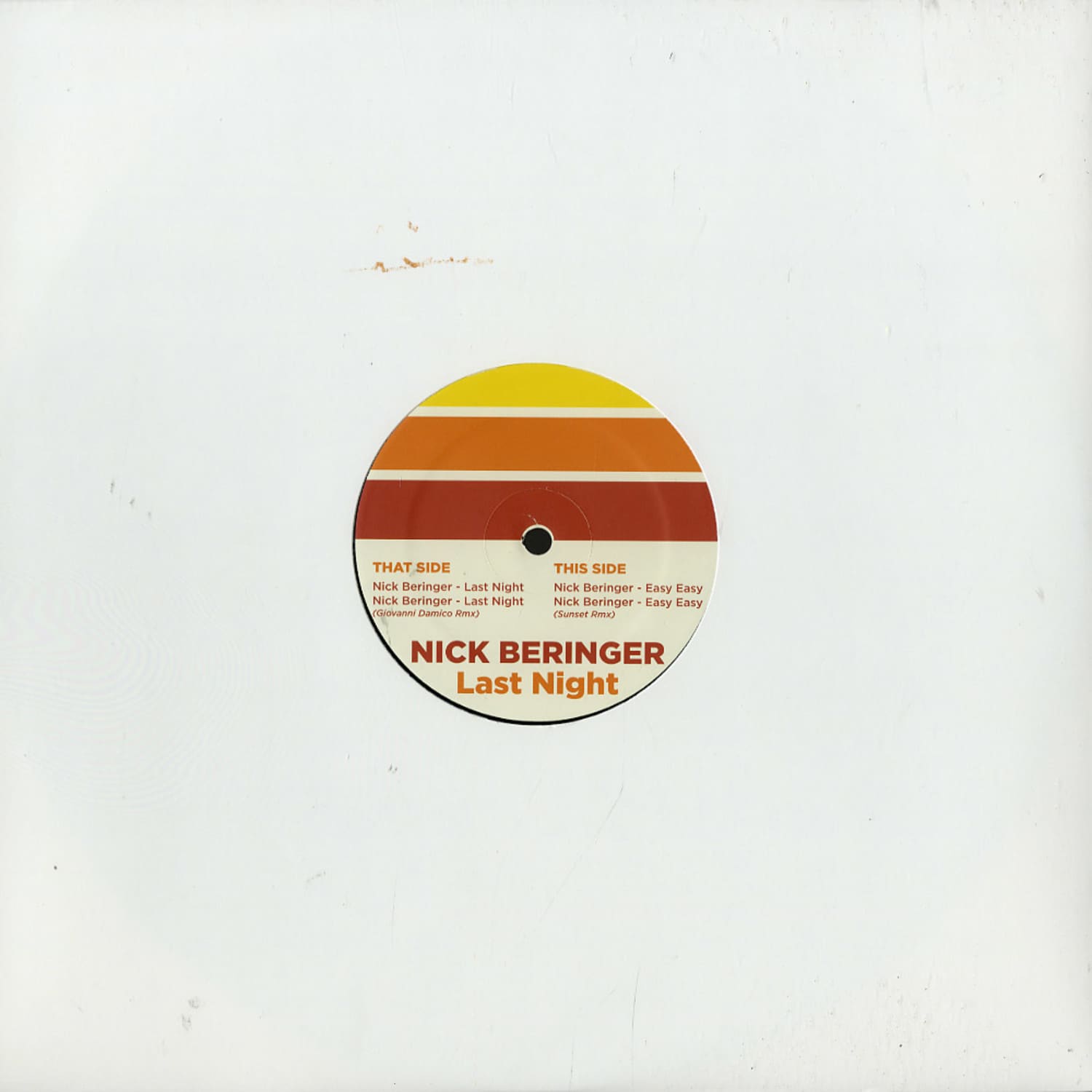 Nick Beringer - LAST NIGHT EP 