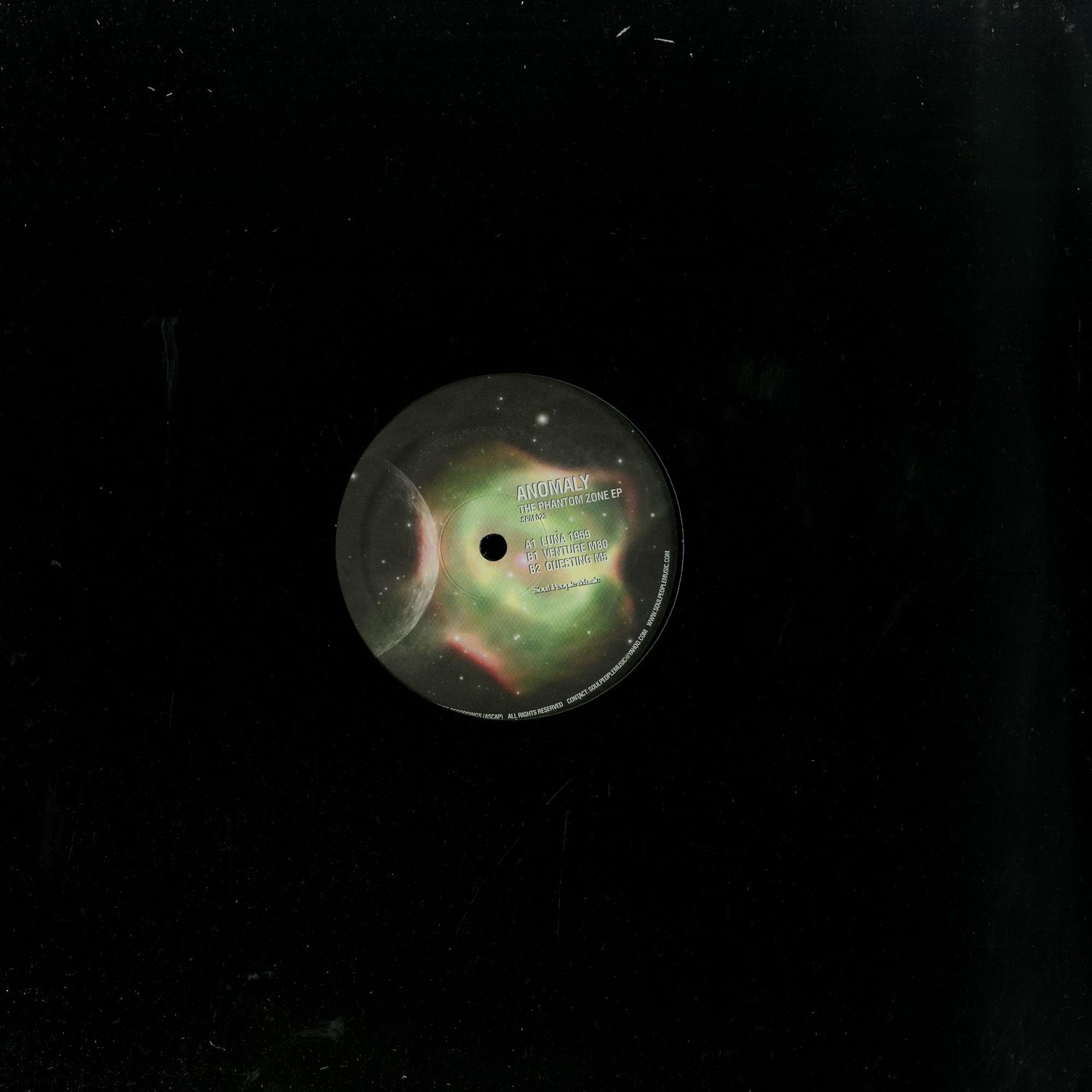 Anomaly Aka Fred P - THE PHANTOM ZONE EP