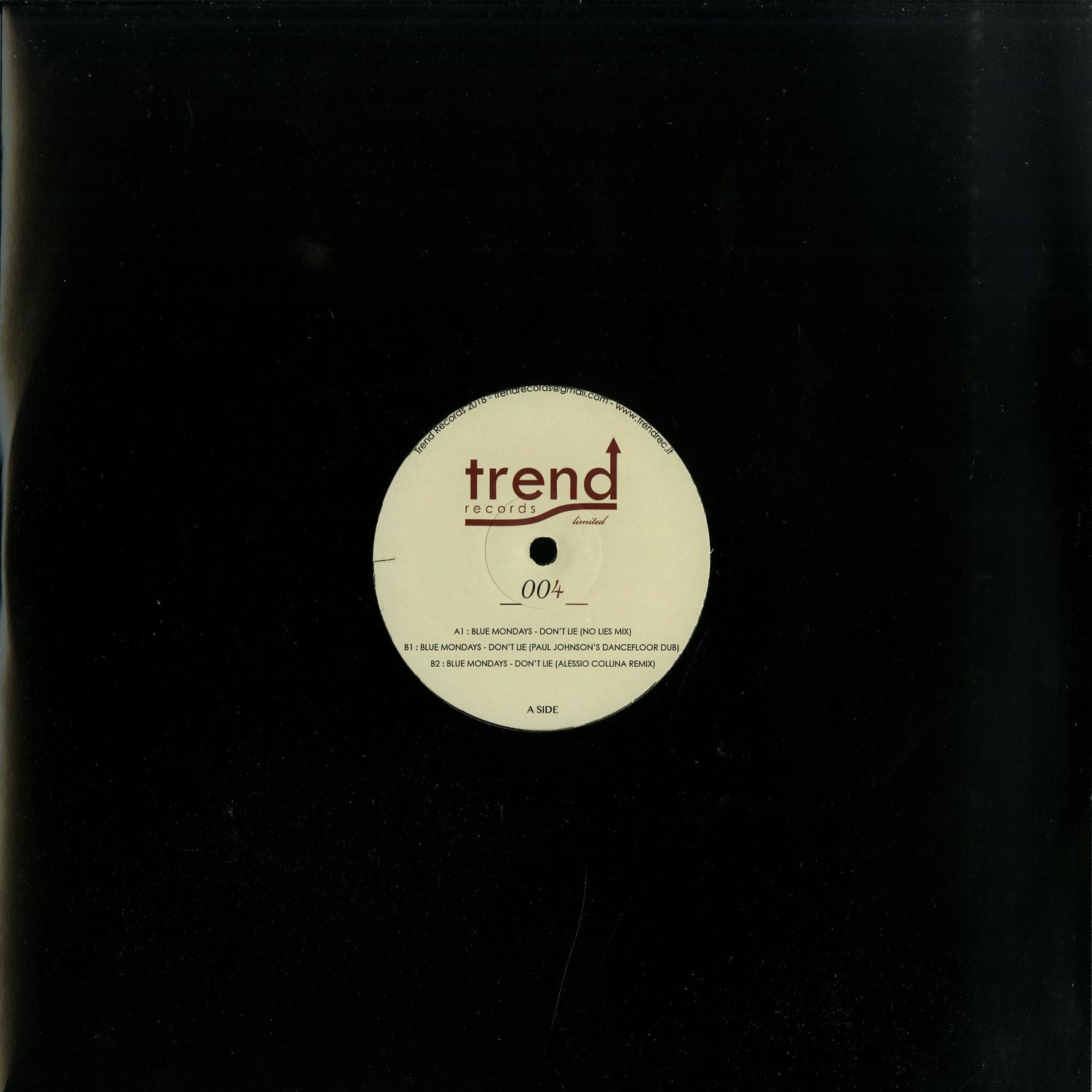 Blue Mondays - DONT LIE - INCL PAUL JOHNSON & ALLESSIO COLLINA RMXS