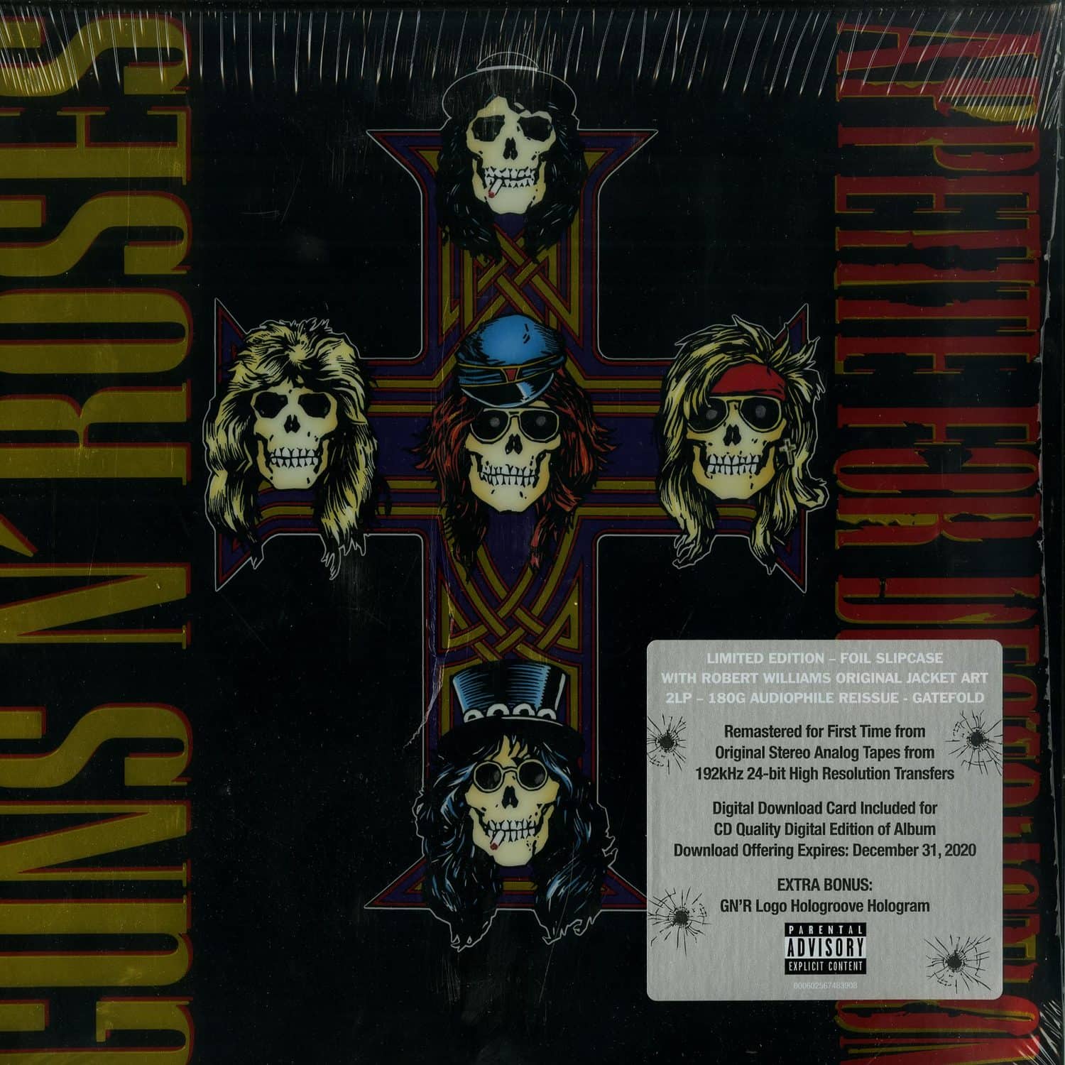 Guns N' Roses: Appetite For Destruction (180g) Vinyl LP —