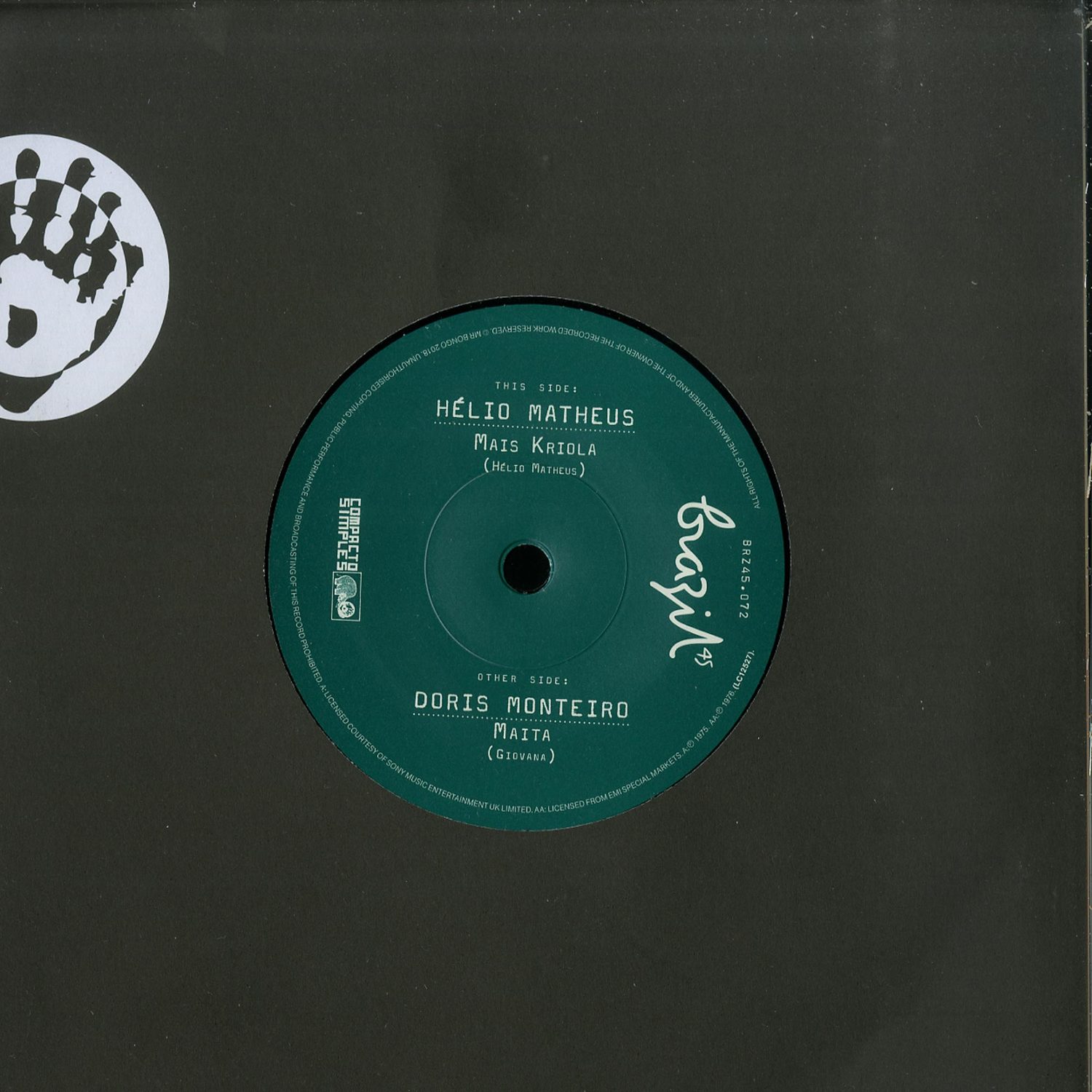 Helio Matheus / Doris Monteiro - MAIS KRIOLA / MAITA 